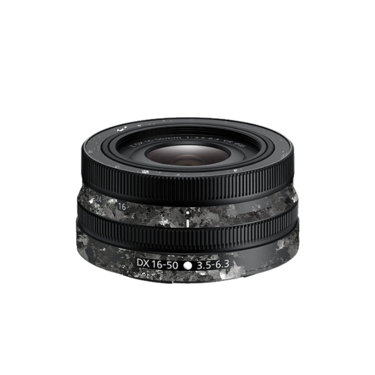 Black Granite Nikon Nikkor Z DX 16-50mm F/3.5-6.3 VR Camera Lens Skin