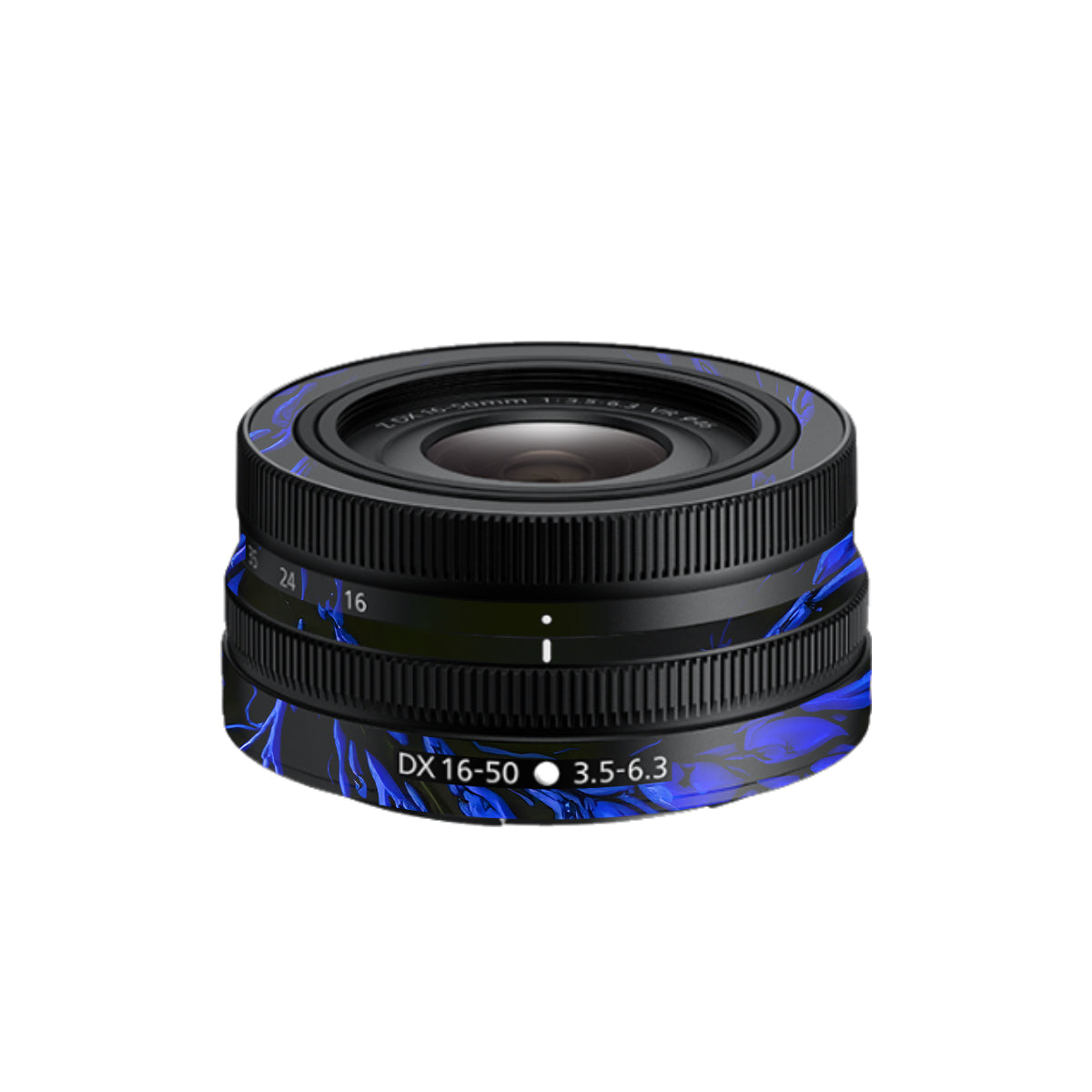 Venom Blue Nikon Nikkor Z DX 16-50mm F/3.5-6.3 VR Camera Lens Skin