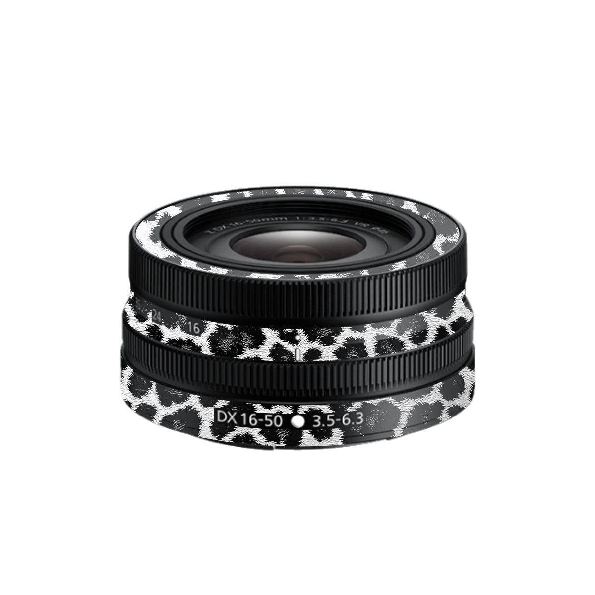 Snow Leopard Spots Nikon Nikkor Z DX 16-50mm F/3.5-6.3 VR Camera Lens Skin