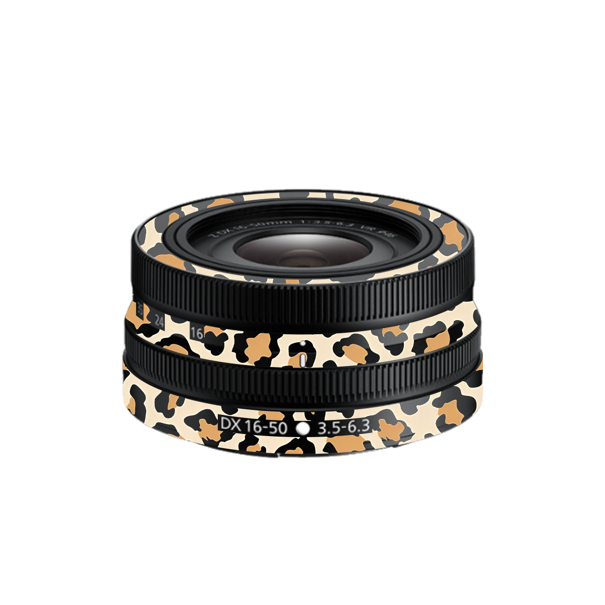 Sandy Leopard Spots Nikon Nikkor Z DX 16-50mm F/3.5-6.3 VR Camera Lens Skin