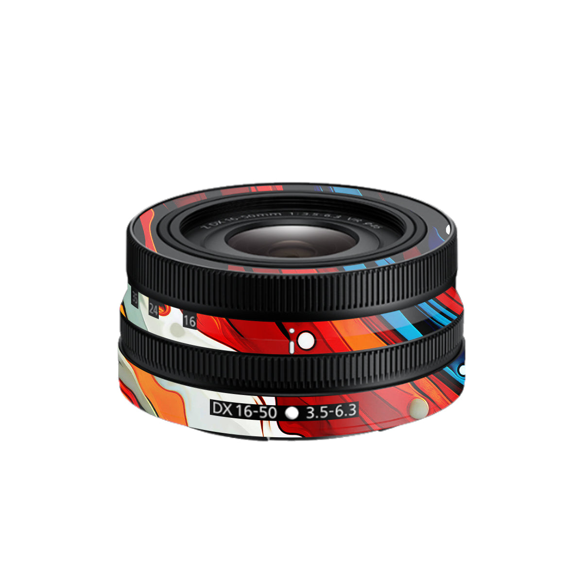 Fire & Ice Flow Nikon Nikkor Z DX 16-50mm F/3.5-6.3 VR Camera Lens Skin