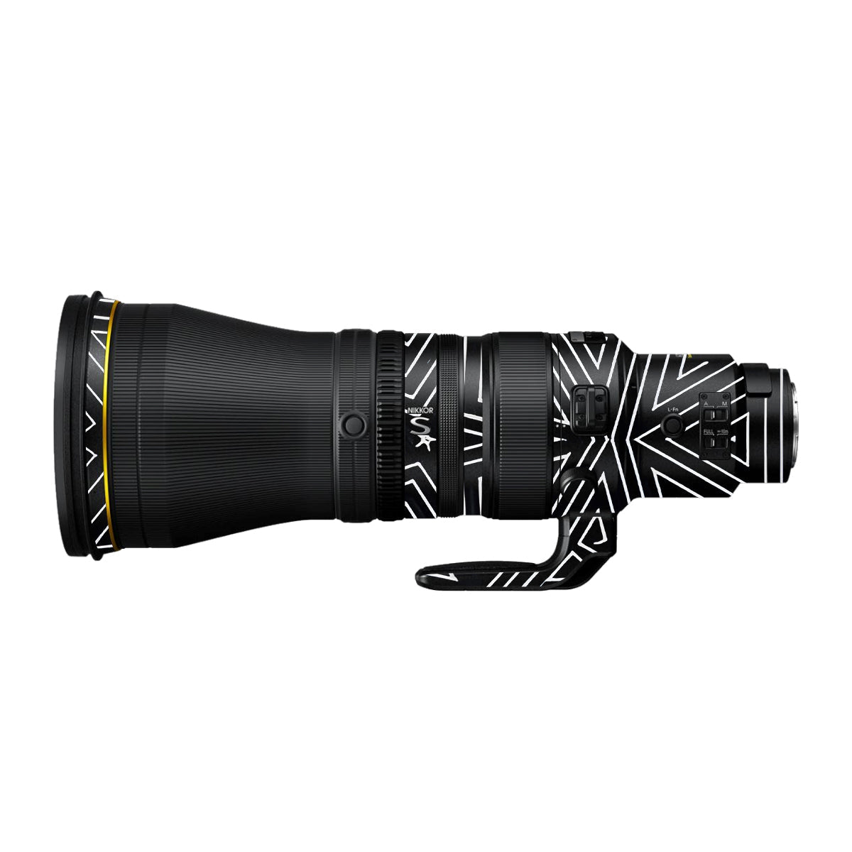 Geometric Pattern Nikon Nikkor Z 600mm F/4 TC VR S Camera Lens Skin