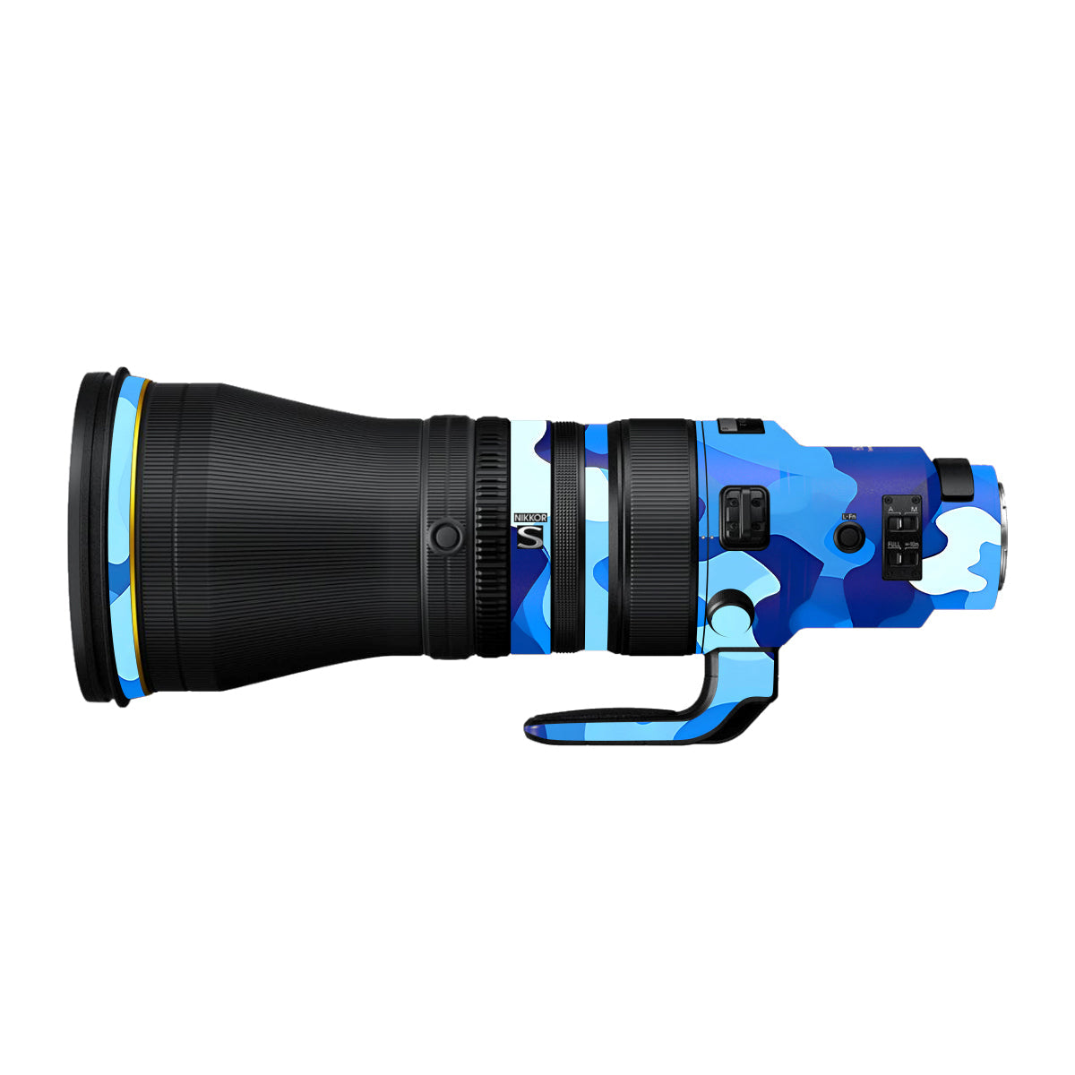 Arctic Blue Camo Pattern Nikon Nikkor Z 600mm F/4 TC VR S Camera Lens Skin