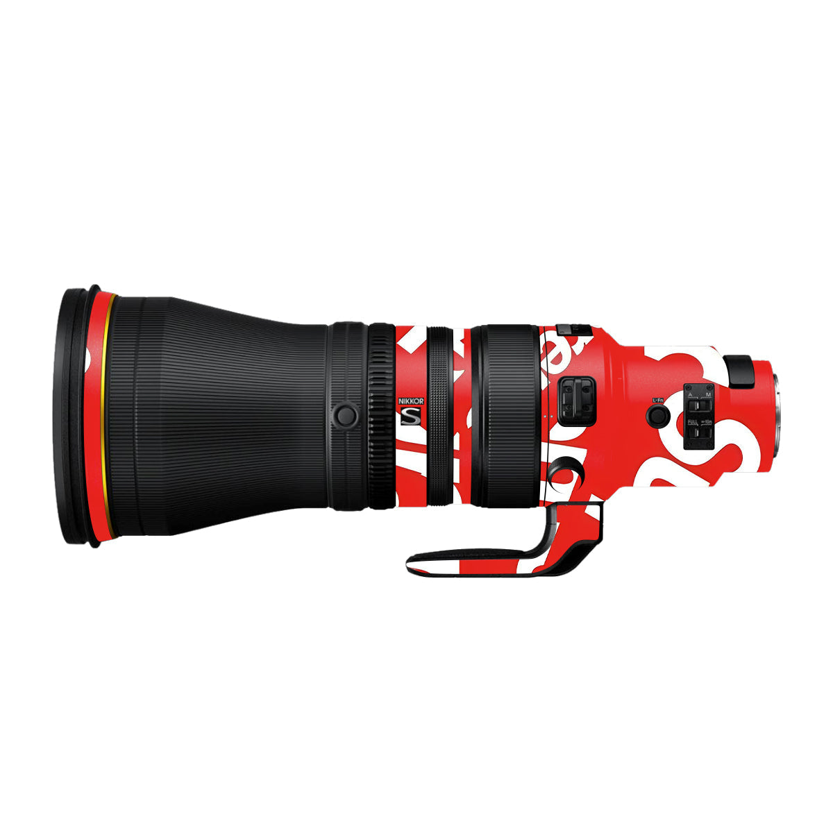 Supreme Red Nikon Nikkor Z 600mm F/4 TC VR S Camera Lens Skin