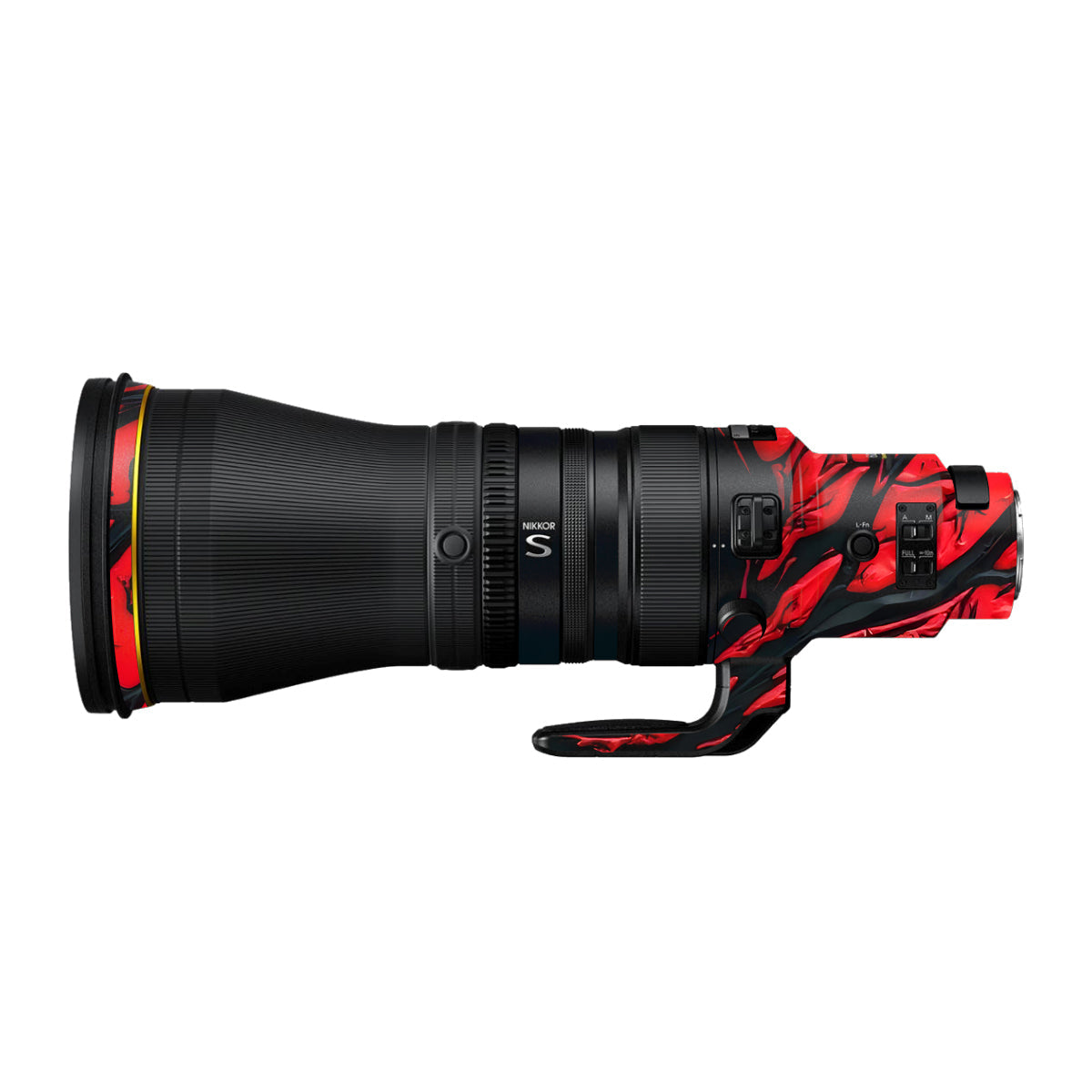 Venom Red Nikon Nikkor Z 600mm F/4 TC VR S Camera Lens Skin