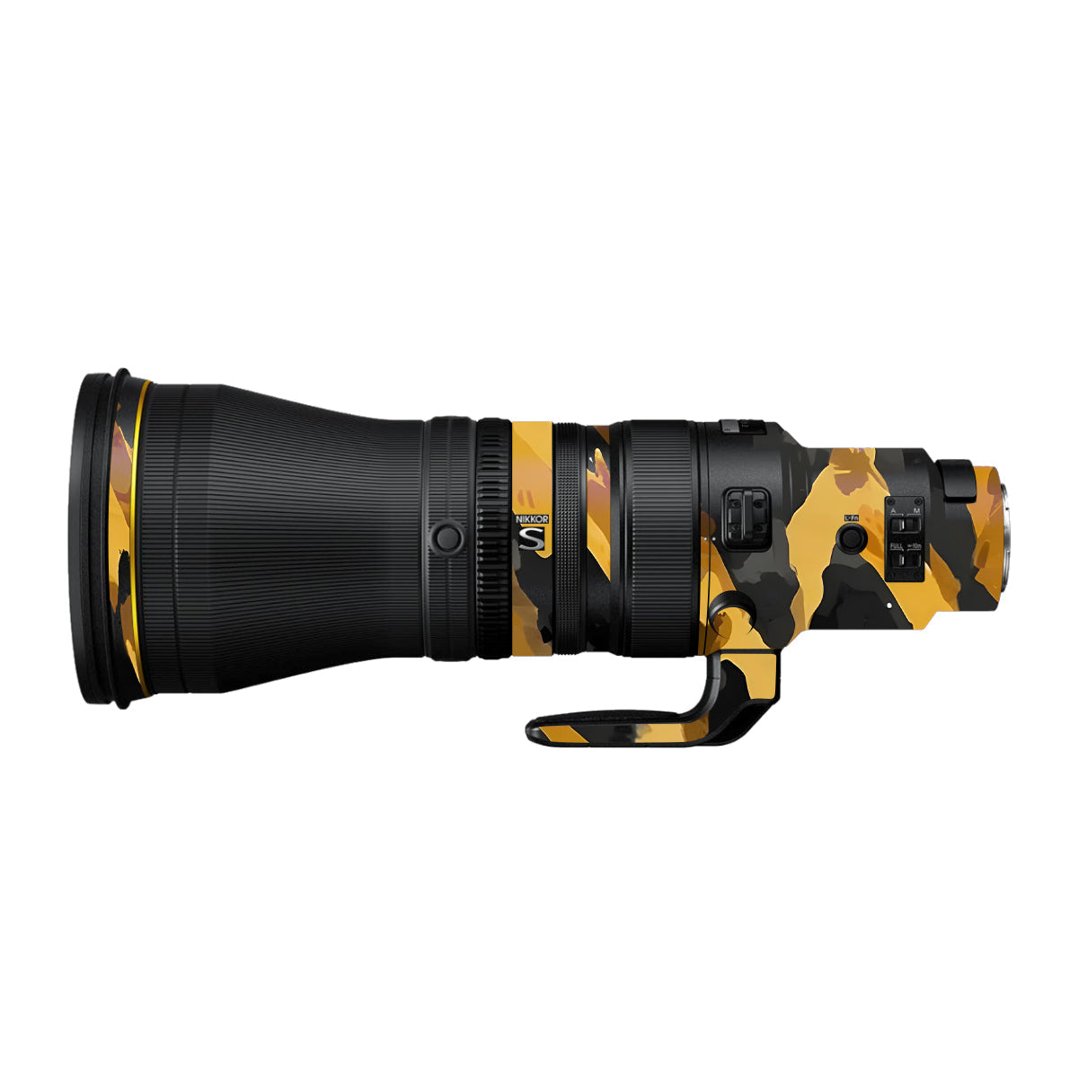 Camo Tiger Blend Nikon Nikkor Z 600mm F/4 TC VR S Camera Lens Skin