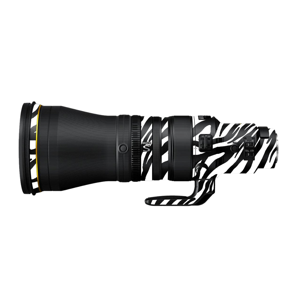Classic Zebra Stripes Nikon Nikkor Z 600mm F/4 TC VR S Camera Lens Skin