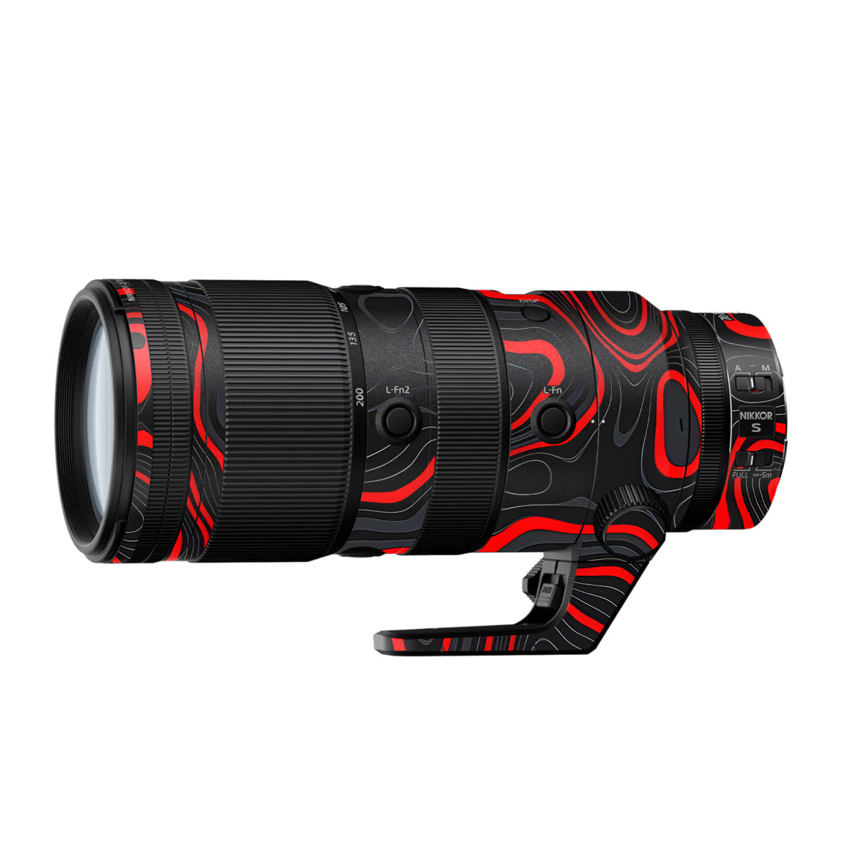 Crimson Waves Nikon Nikkor Z 70-200mm F/2.8 Camera Lens Skin