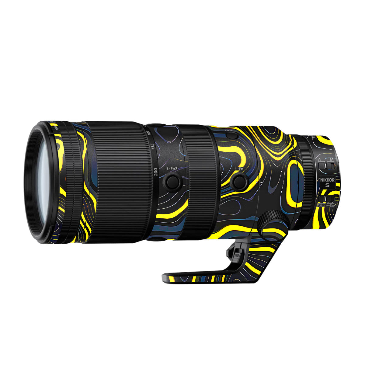 Neon Lava Contours Nikon Nikkor Z 70-200mm F/2.8 Camera Lens Skin