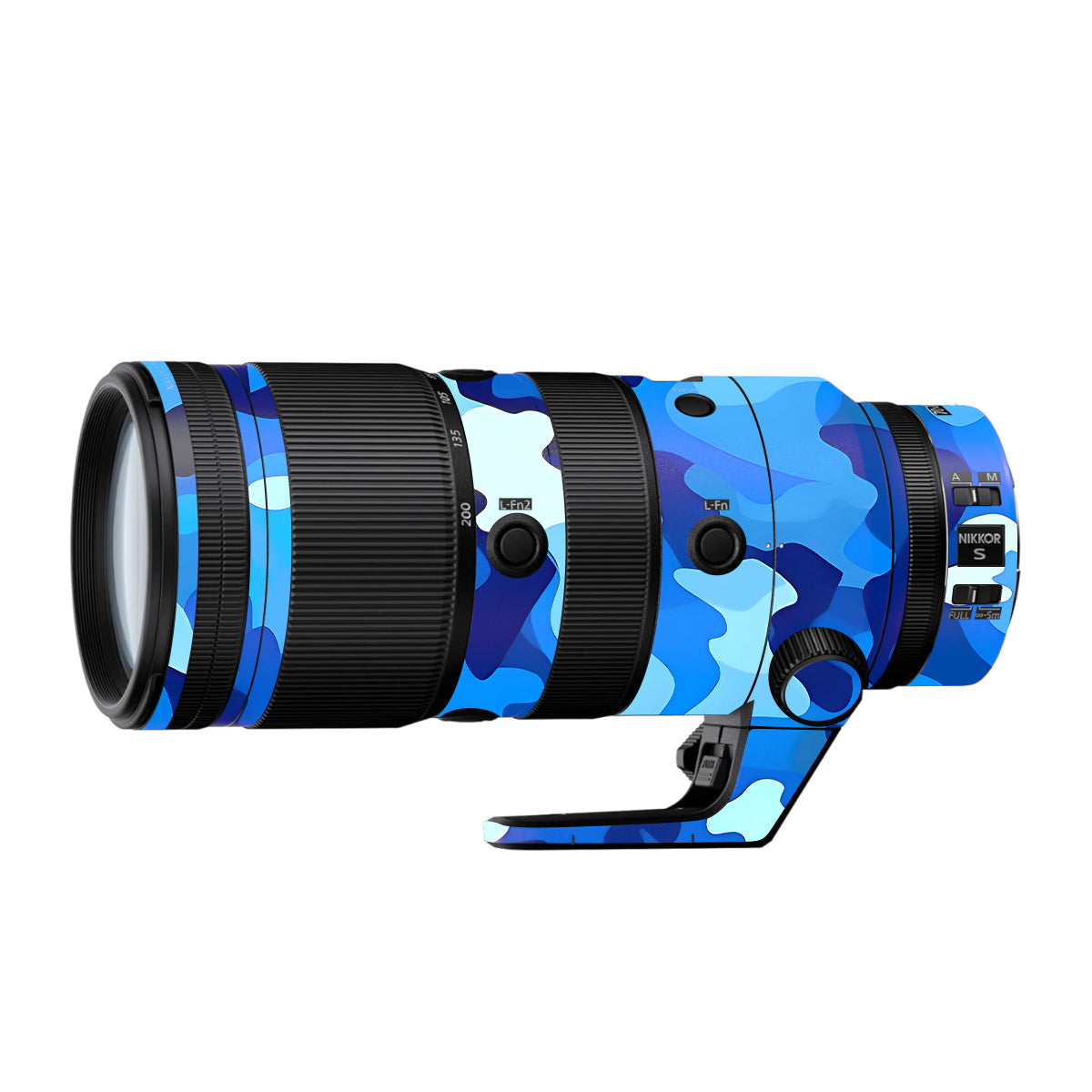Arctic Blue Camo Pattern Nikon Nikkor Z 70-200mm F/2.8 Camera Lens Skin