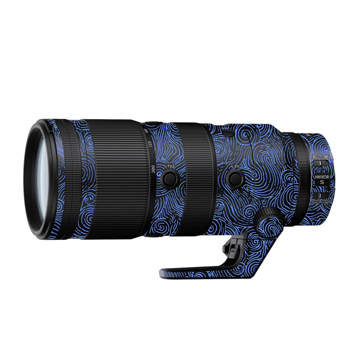 Blue Spirals Nikon Nikkor Z 70-200mm F/2.8 Camera Lens Skin
