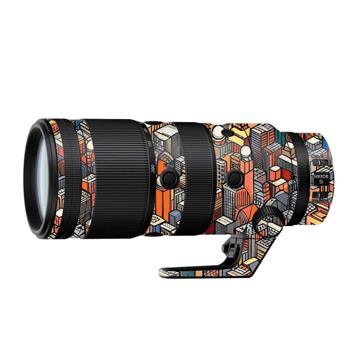 Isometric Cityscape Nikon Nikkor Z 70-200mm F/2.8 Camera Lens Skin