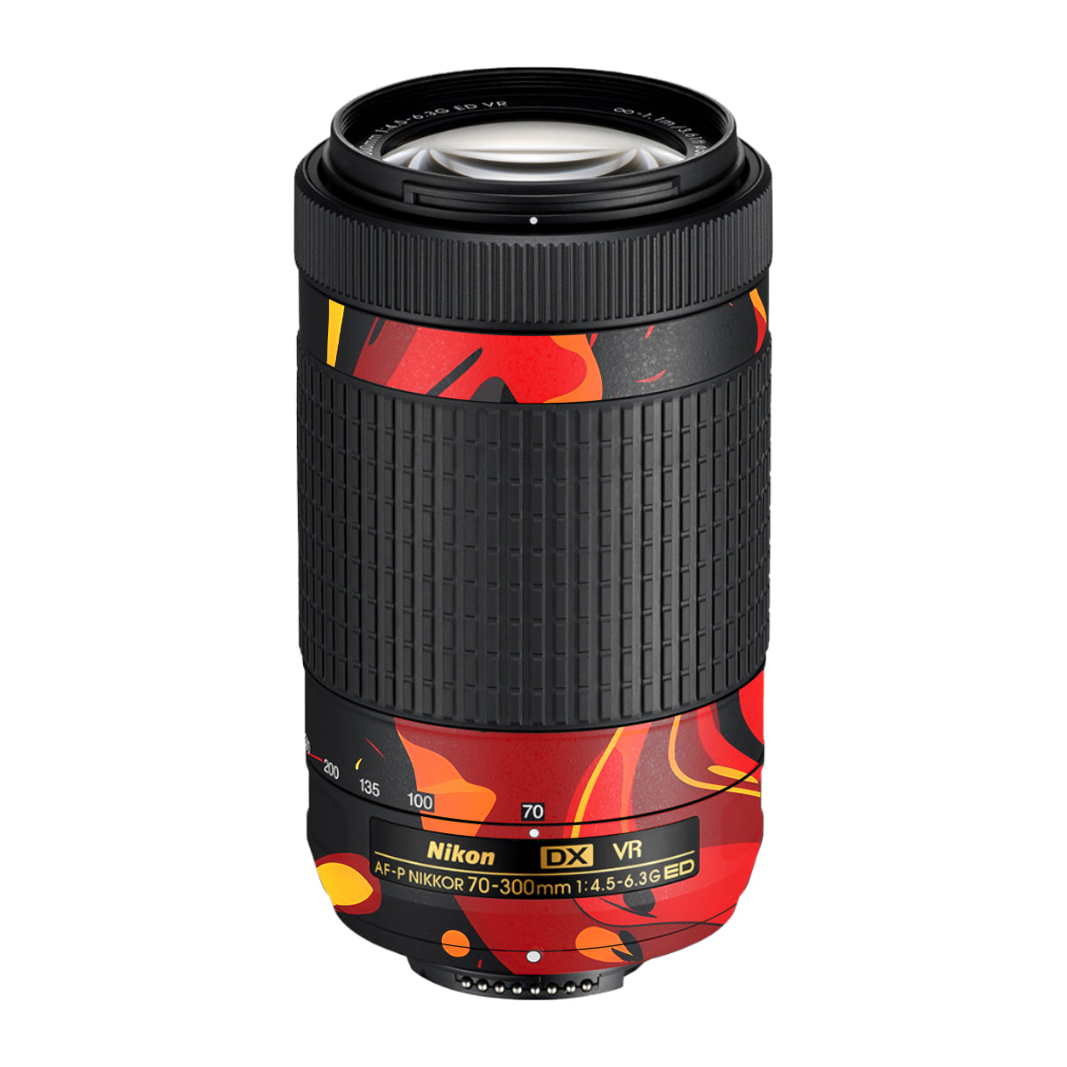 Lava Burst Nikon AF-P Nikkor 70-300mm F/4.5-6.3G ED VR Camera Lens Skin