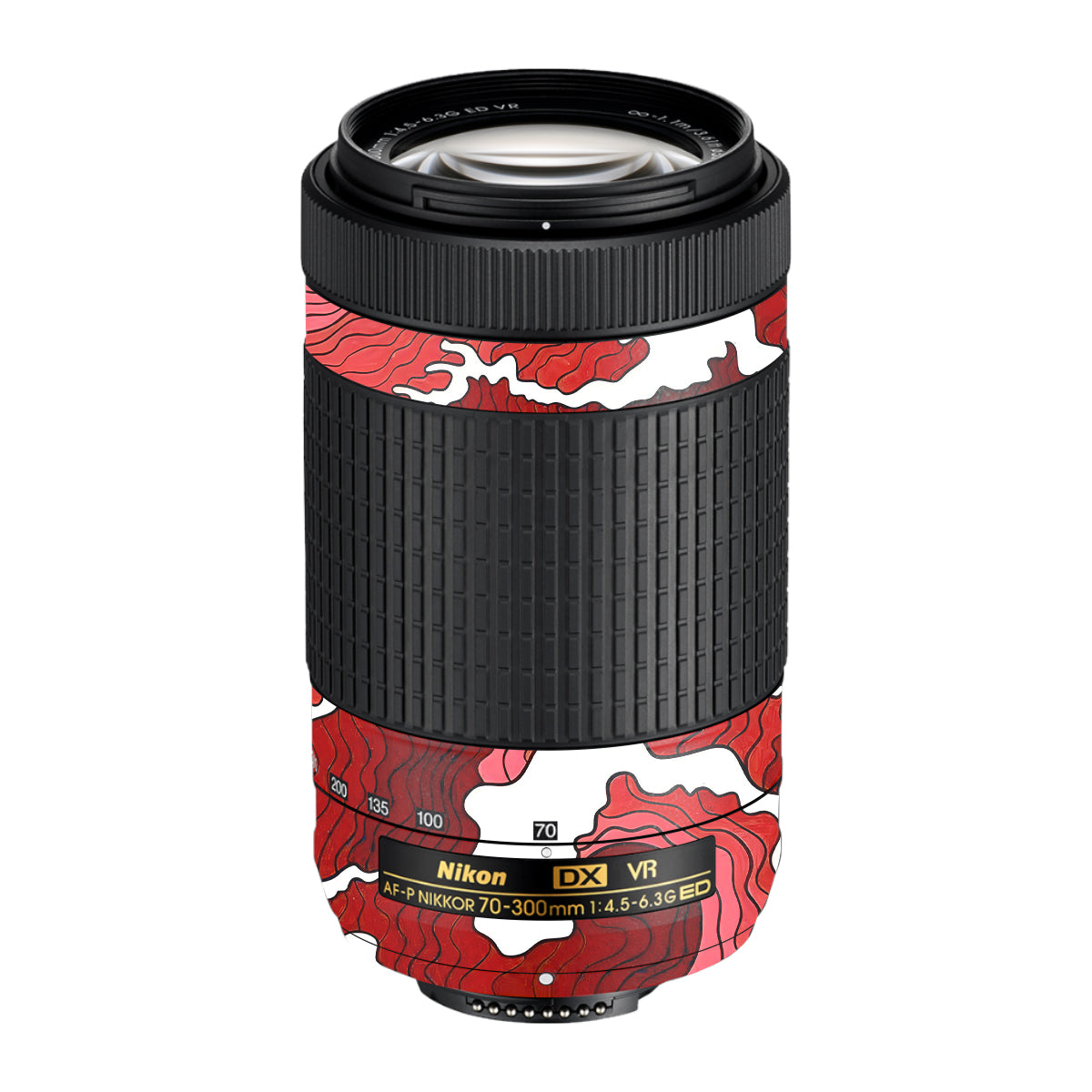 Cherry Waves Nikon AF-P Nikkor 70-300mm F/4.5-6.3G ED VR Camera Lens Skin
