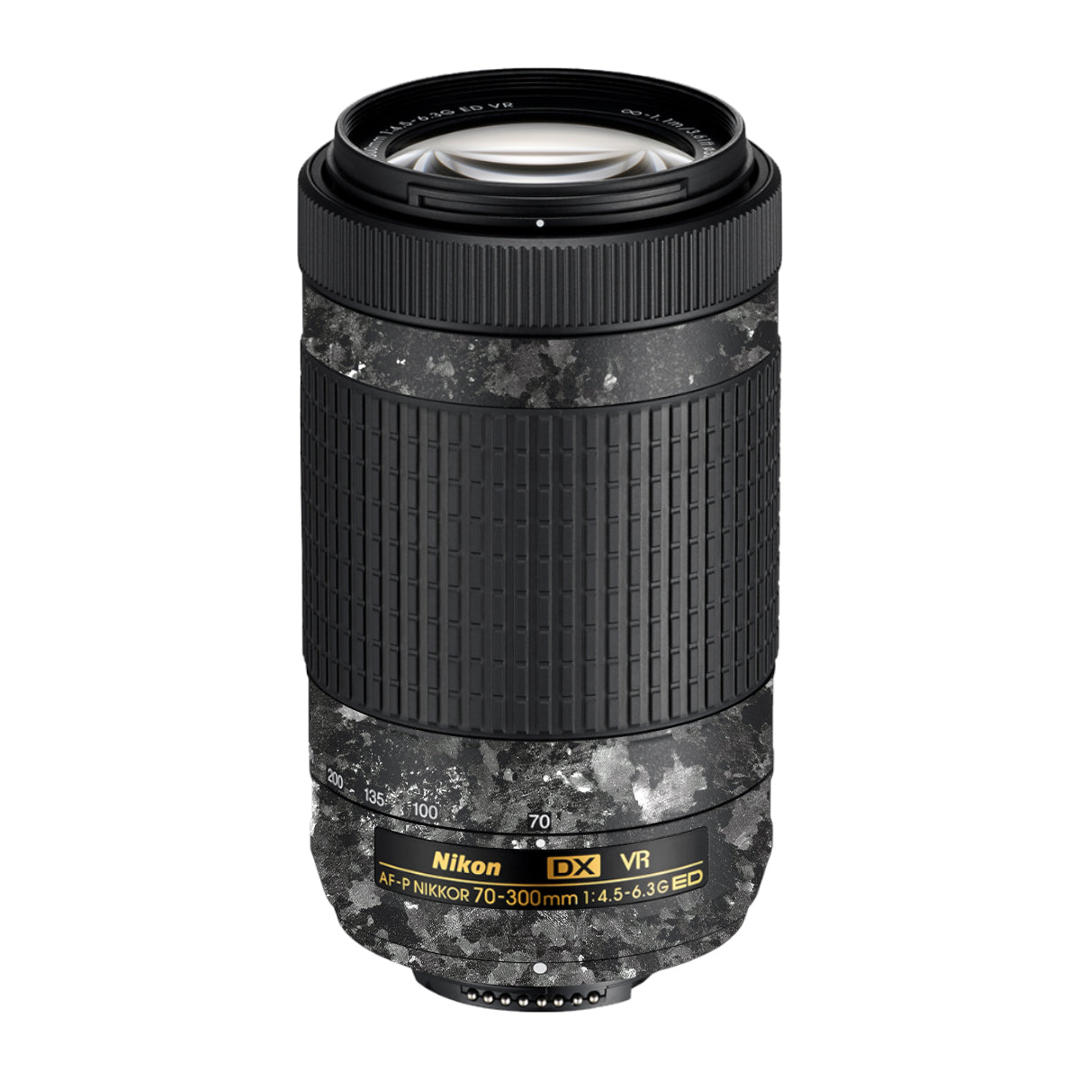 Black Granite Nikon AF-P Nikkor 70-300mm F/4.5-6.3G ED VR Camera Lens Skin