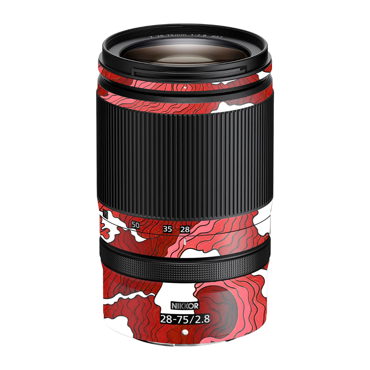 Cherry Waves Nikon Nikkor Z 28-75mm F/2.8 Camera Lens Skin