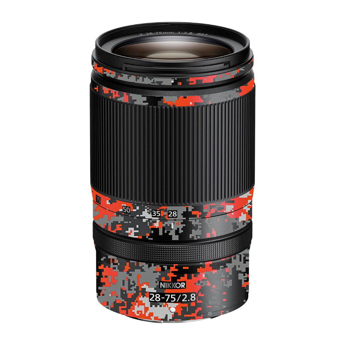 Inferno Pixel Nikon Nikkor Z 28-75mm F/2.8 Camera Lens Skin