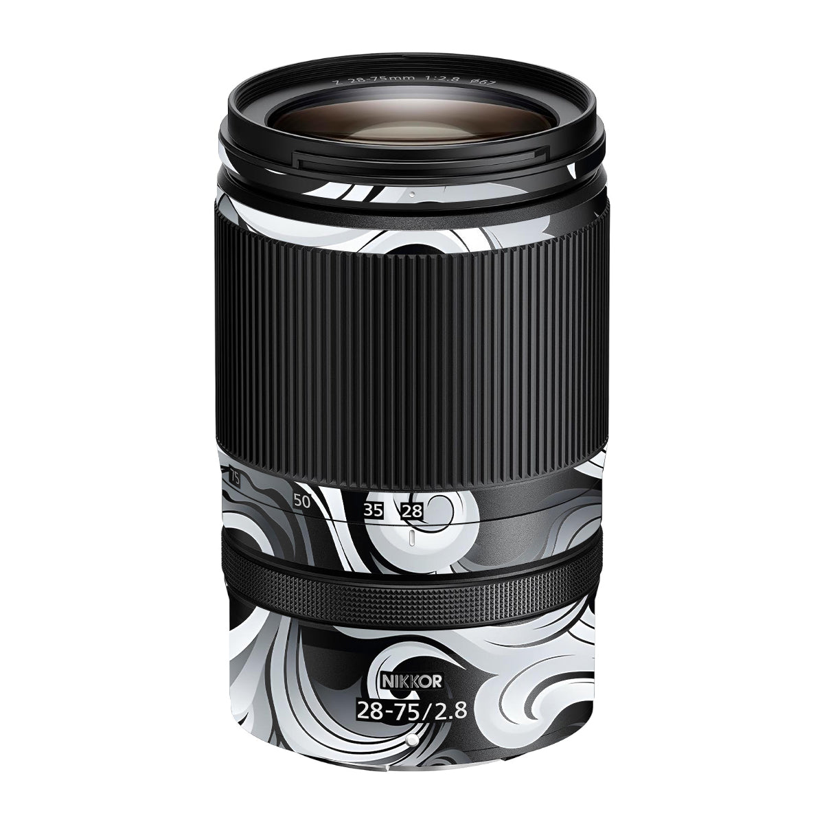 Smoke Swirl Nikon Nikkor Z 28-75mm F/2.8 Camera Lens Skin