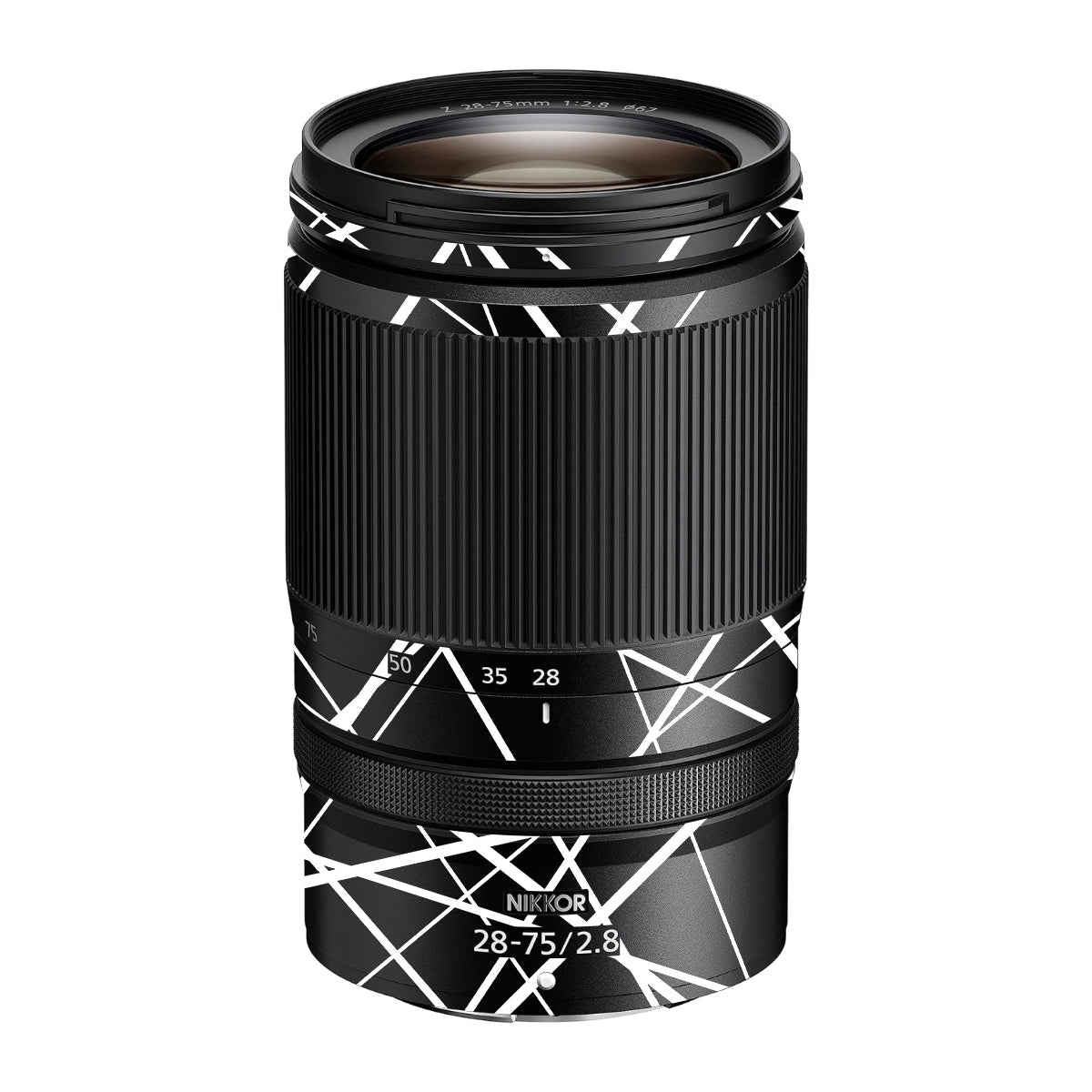 Mono Grid Nikon Nikkor Z 28-75mm F/2.8 Camera Lens Skin