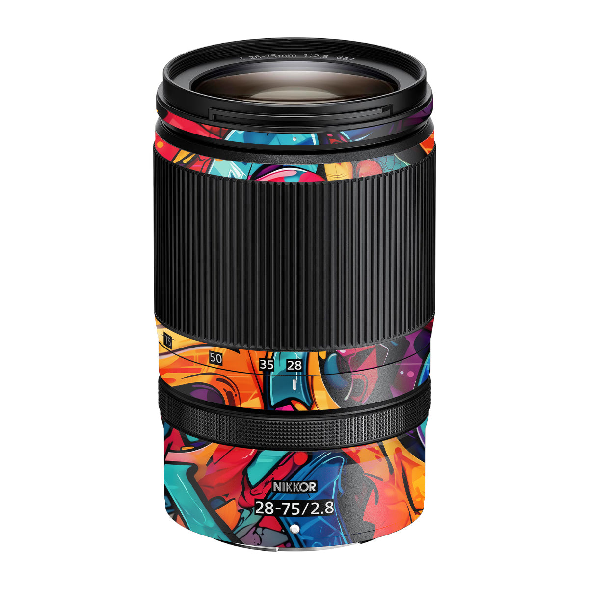Urban Graffiti Explosion Nikon Nikkor Z 28-75mm F/2.8 Camera Lens Skin