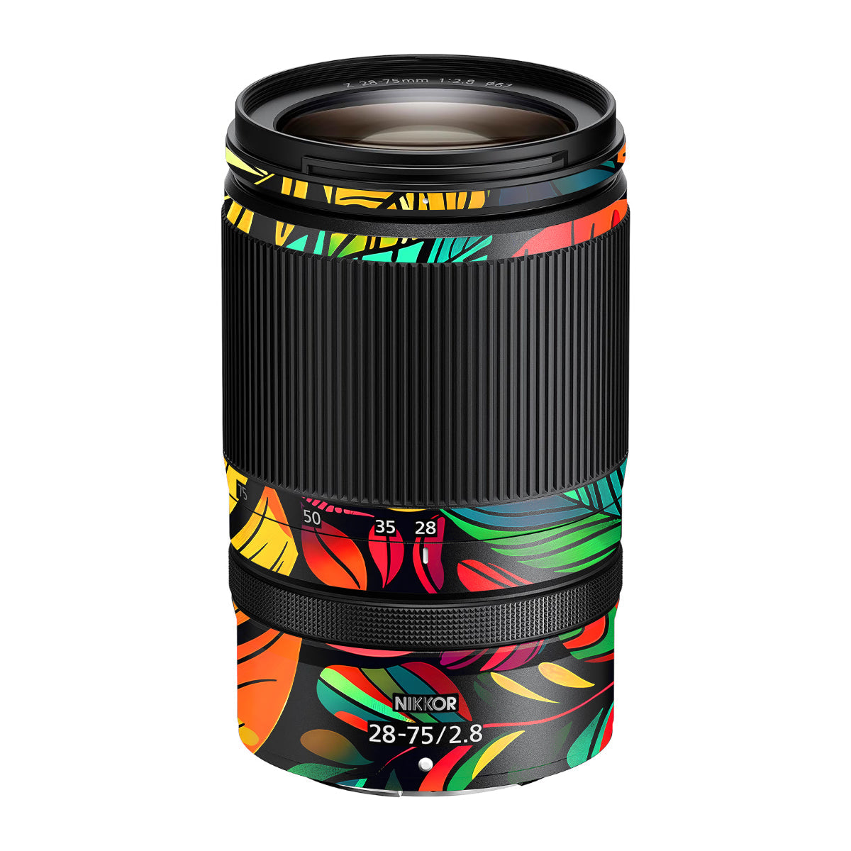 Tropical Jungle Leaves Nikon Nikkor Z 28-75mm F/2.8 Camera Lens Skin