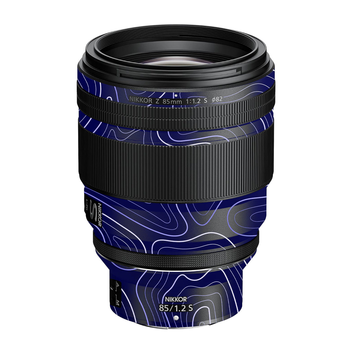 Deep Blue Contour Nikon Nikkor Z 85mm F/1.2 S Camera Lens Skin