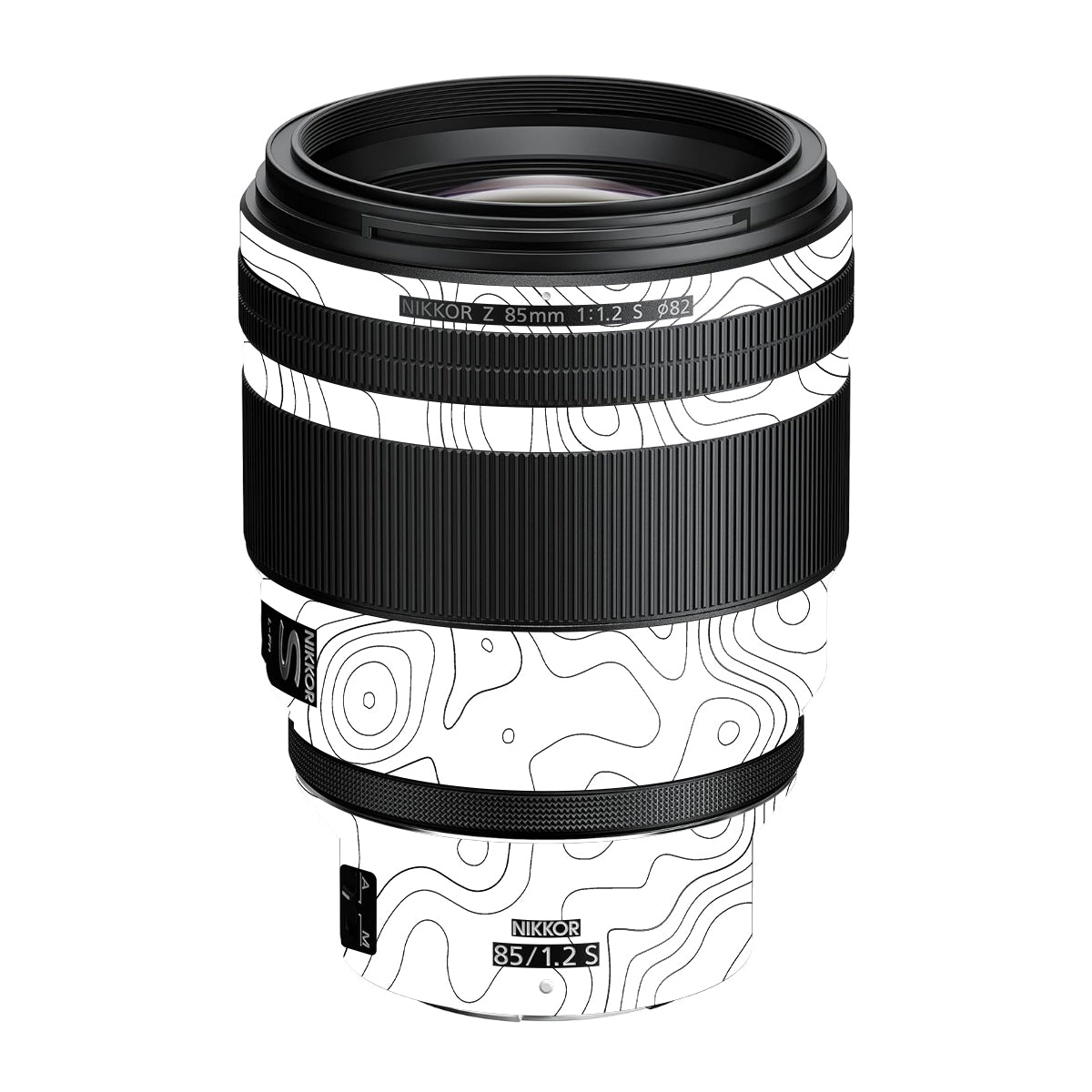 White Contour Design Nikon Nikkor Z 85mm F/1.2 S Camera Lens Skin
