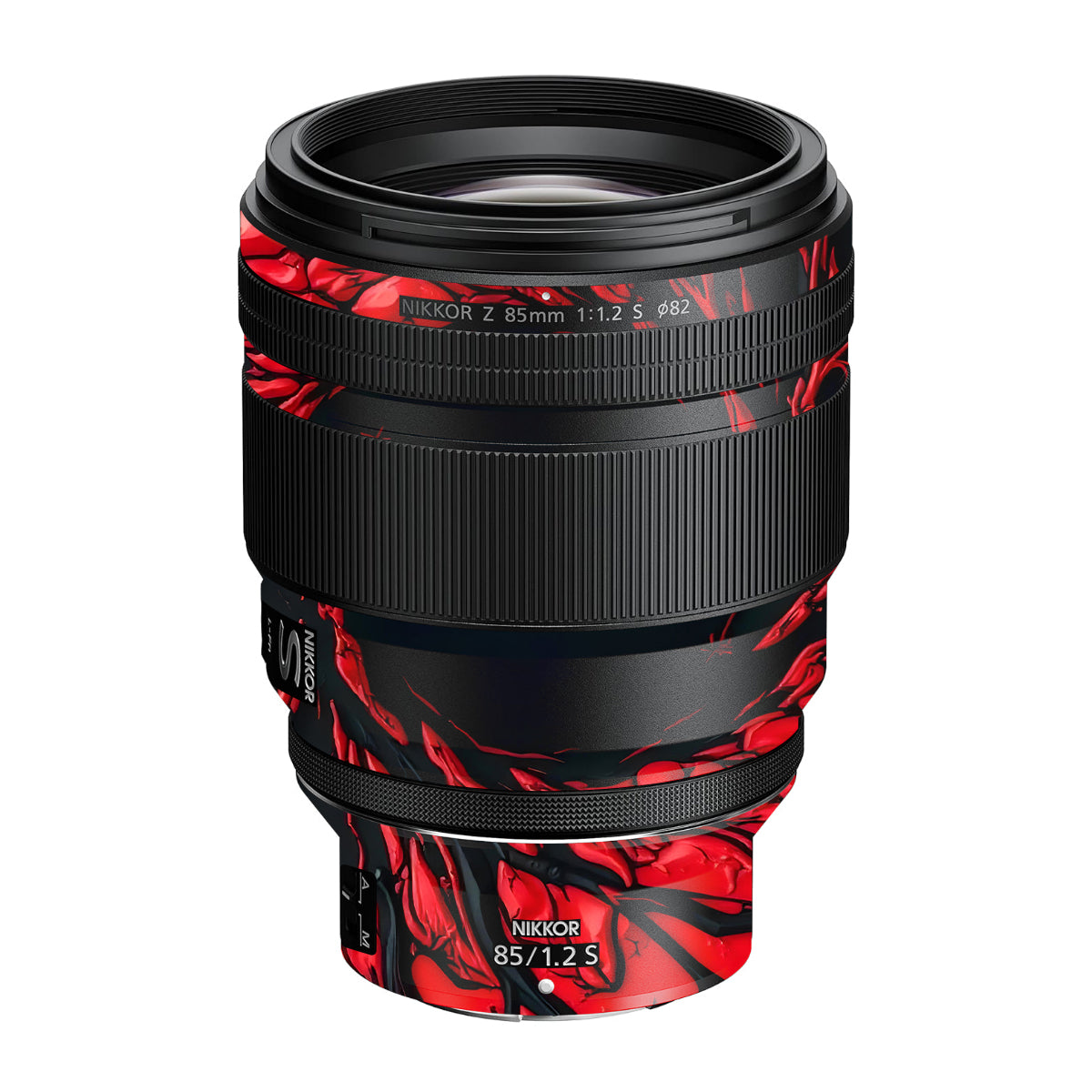 Venom Red Nikon Nikkor Z 85mm F/1.2 S Camera Lens Skin