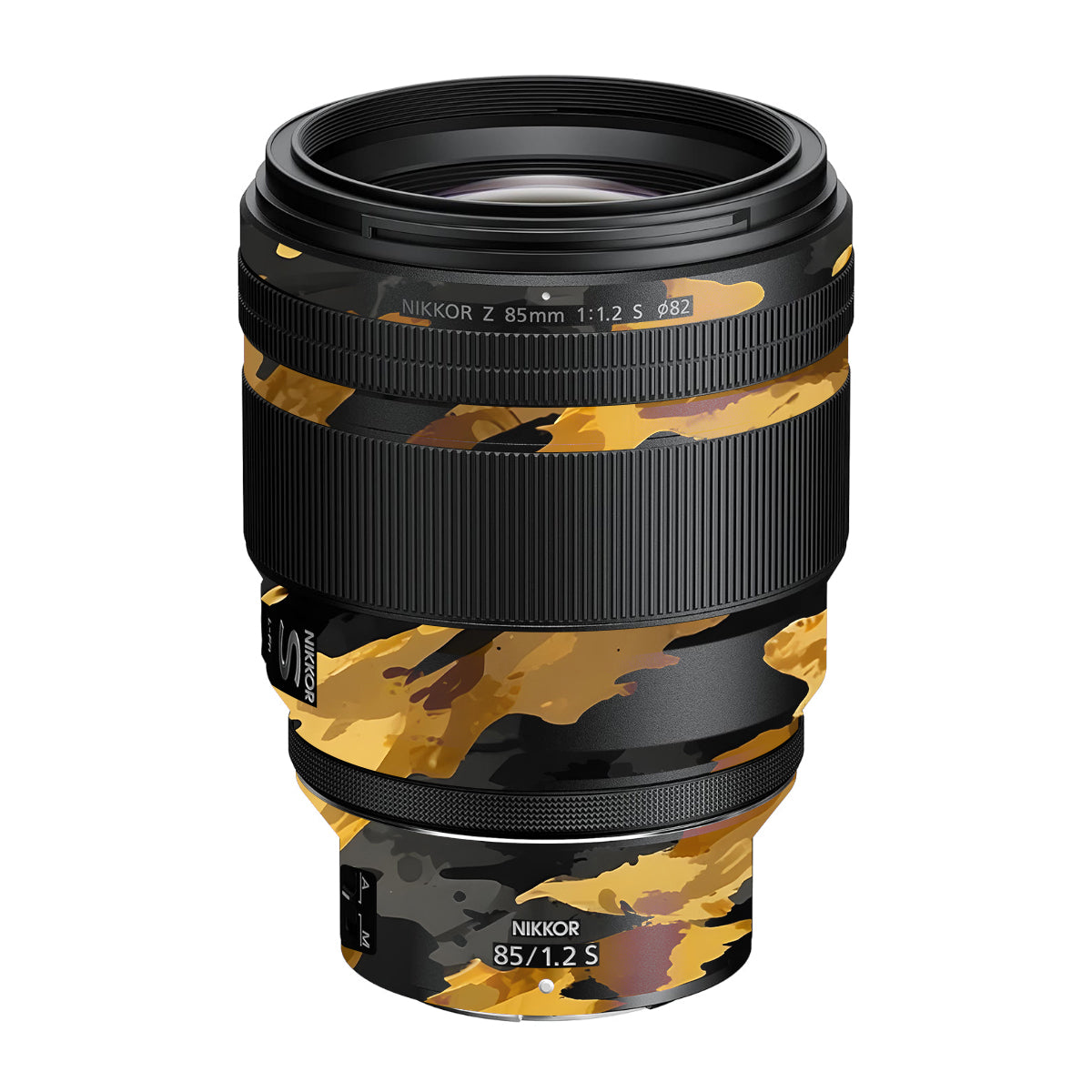 Camo Tiger Blend Nikon Nikkor Z 85mm F/1.2 S Camera Lens Skin