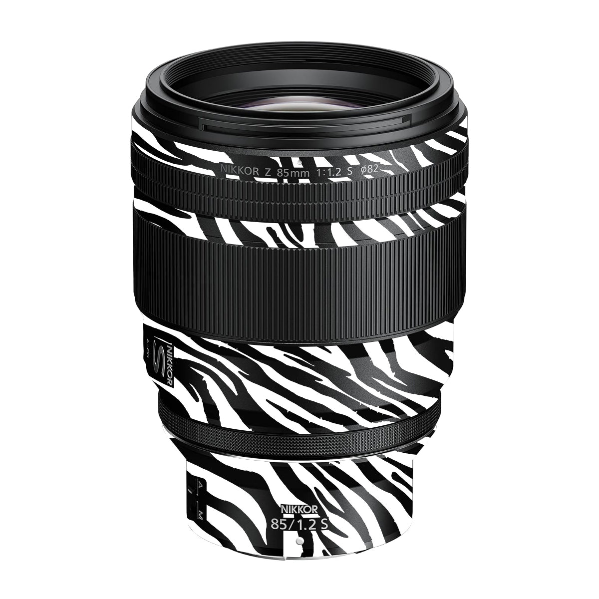 Classic Zebra Stripes Nikon Nikkor Z 85mm F/1.2 S Camera Lens Skin