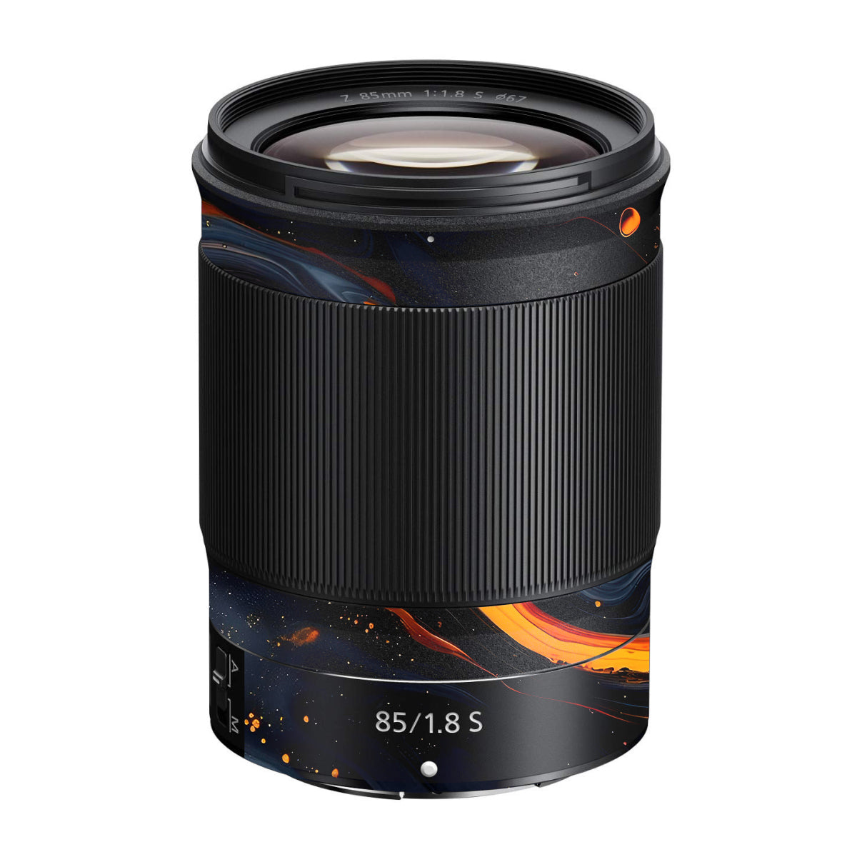 Lava Marble Nikon Nikkor Z 85mm F/1.8 S Camera Lens Skin