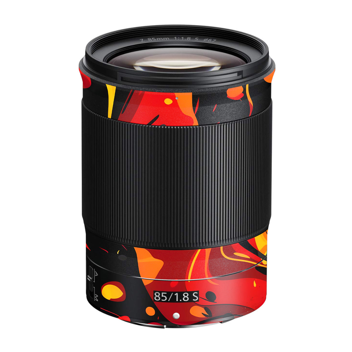 Lava Burst Nikon Nikkor Z 85mm F/1.8 S Camera Lens Skin