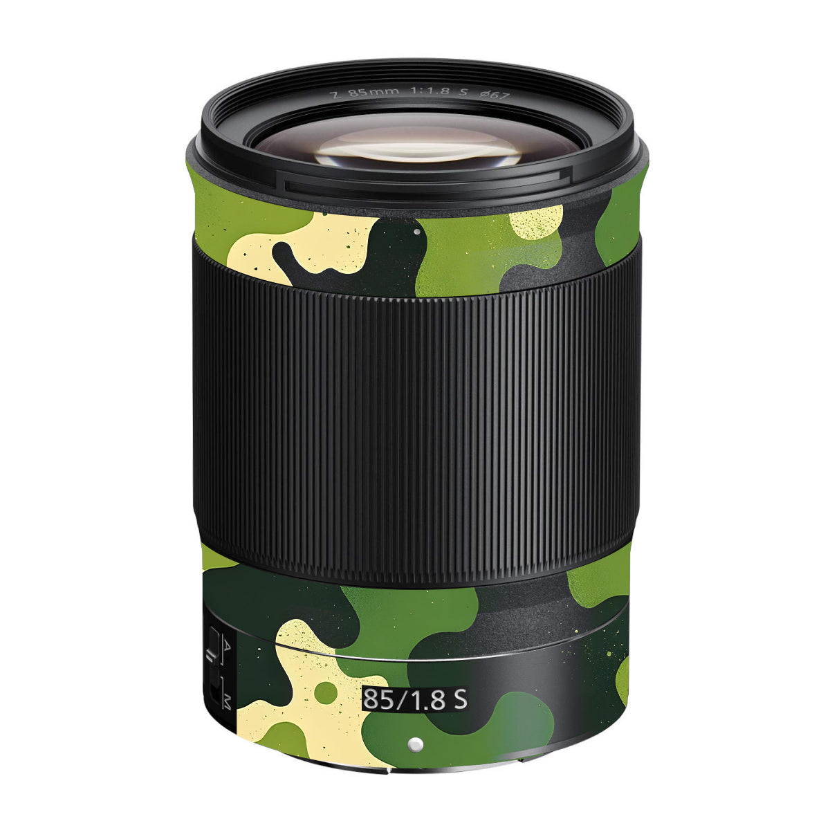 Camouflage Pattern Nikon Nikkor Z 85mm F/1.8 S Camera Lens Skin
