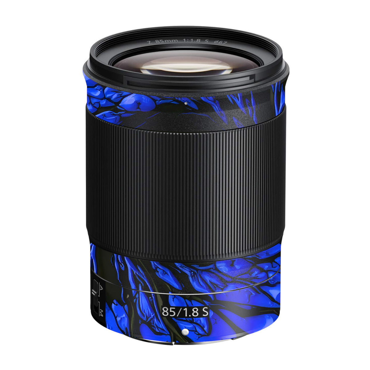 Venom Blue Nikon Nikkor Z 85mm F/1.8 S Camera Lens Skin