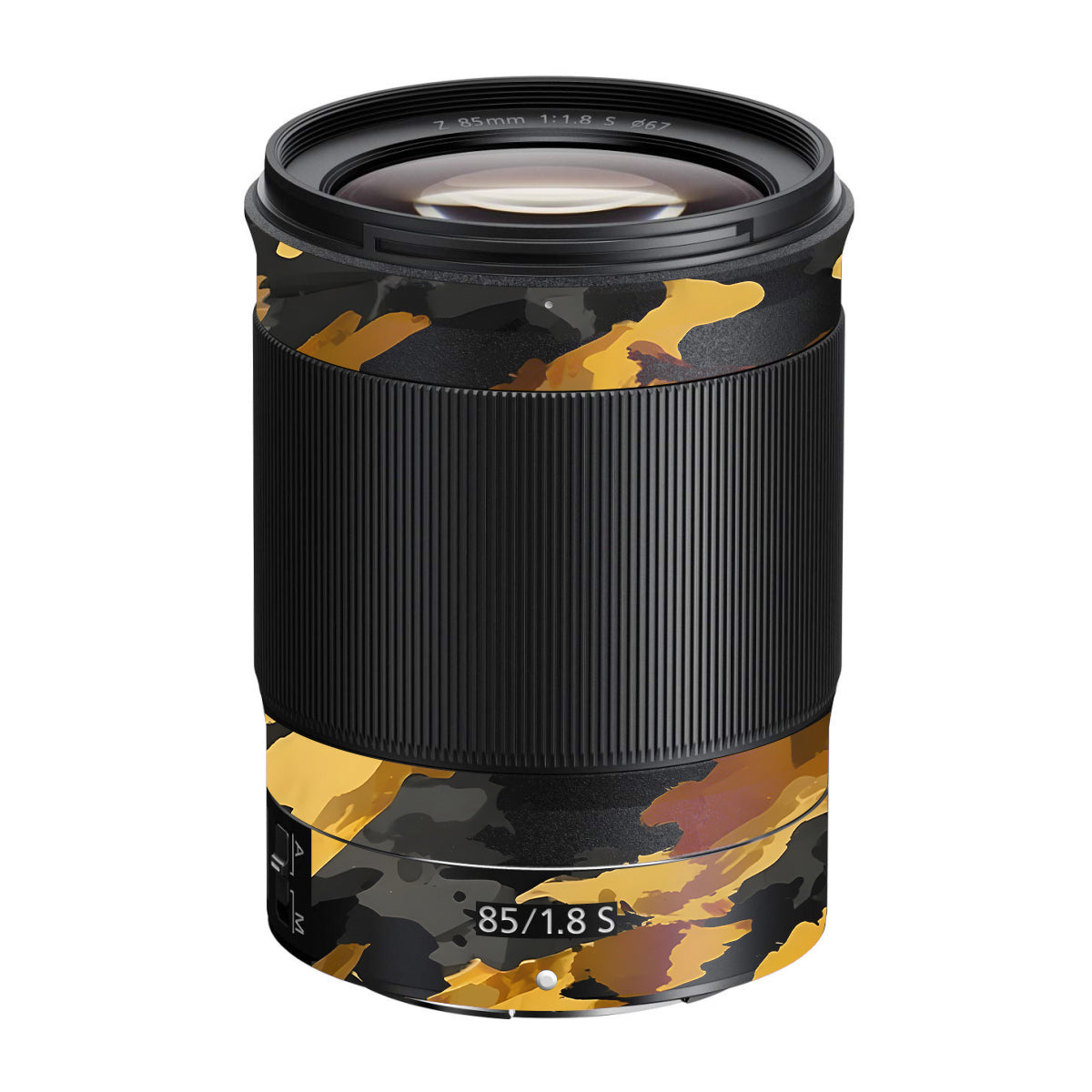 Camo Tiger Blend Nikon Nikkor Z 85mm F/1.8 S Camera Lens Skin