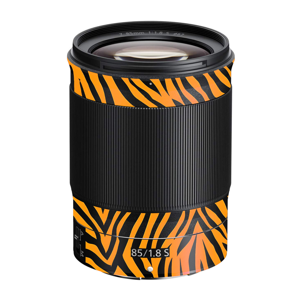 Zebra Gold Pattern Nikon Nikkor Z 85mm F/1.8 S Camera Lens Skin
