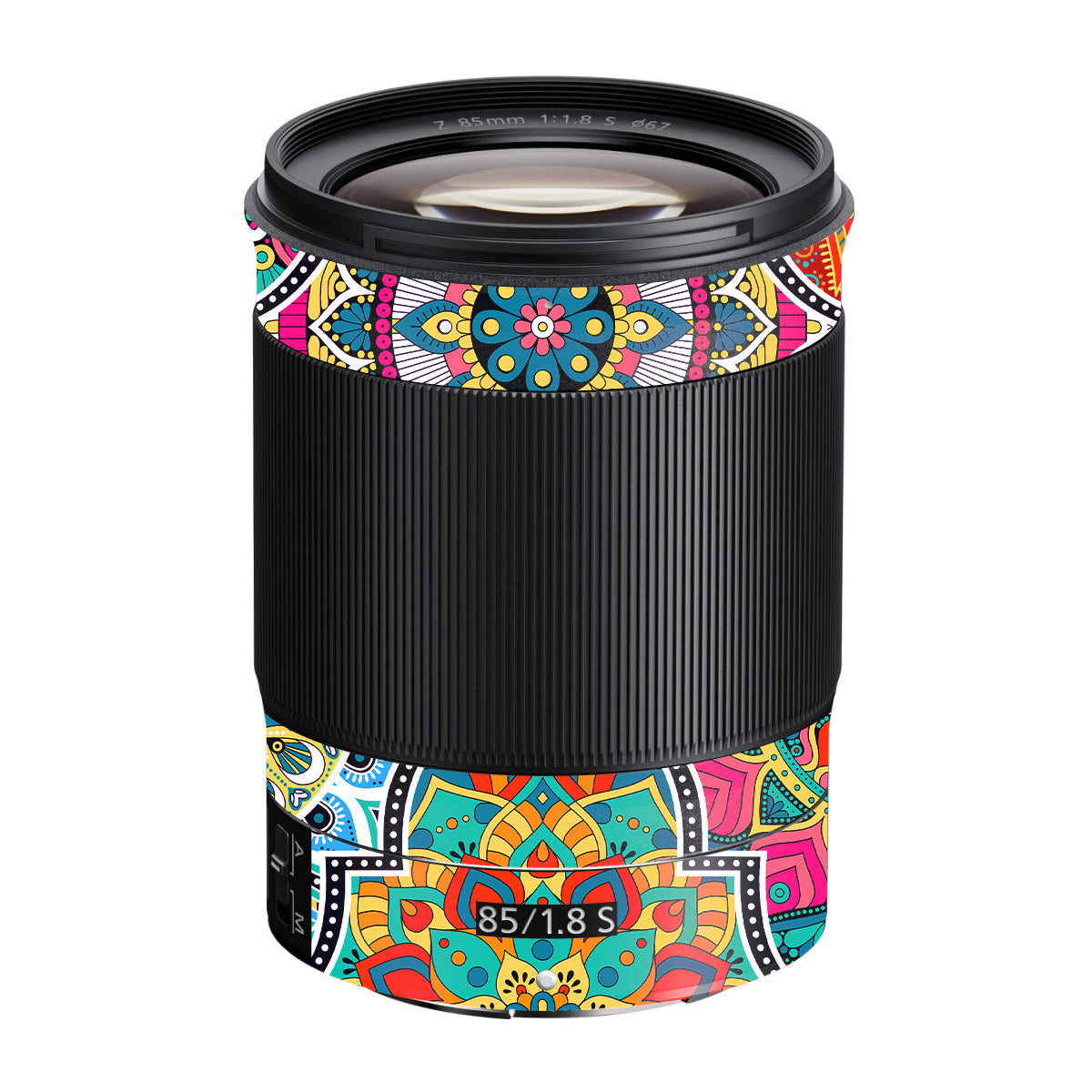Boho Mandala Tile Pattern Nikon Nikkor Z 85mm F/1.8 S Camera Lens Skin