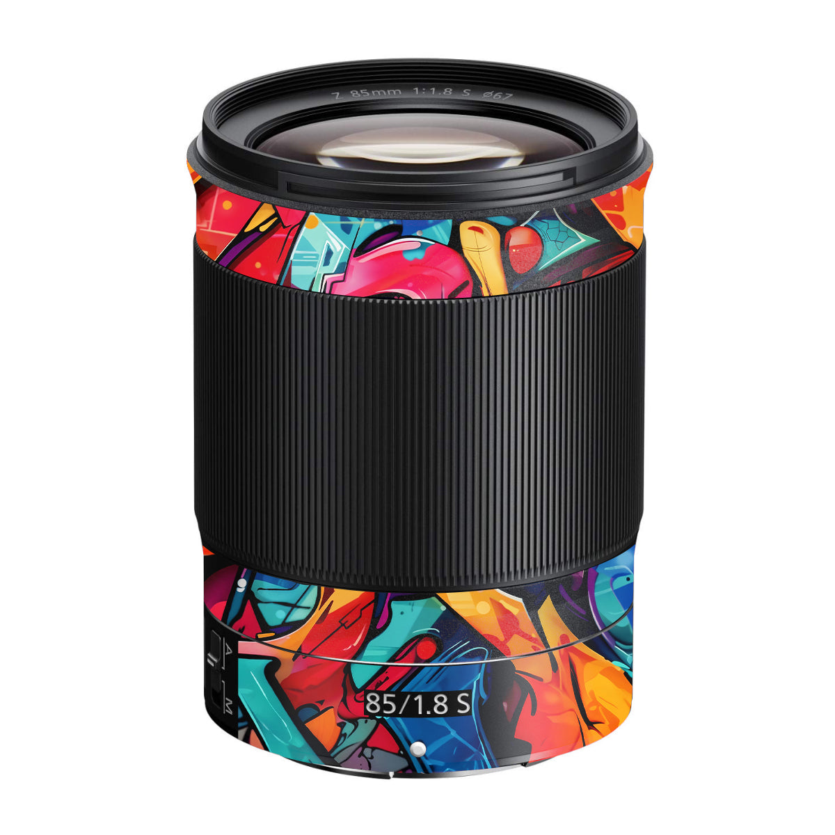 Urban Graffiti Explosion Nikon Nikkor Z 85mm F/1.8 S Camera Lens Skin