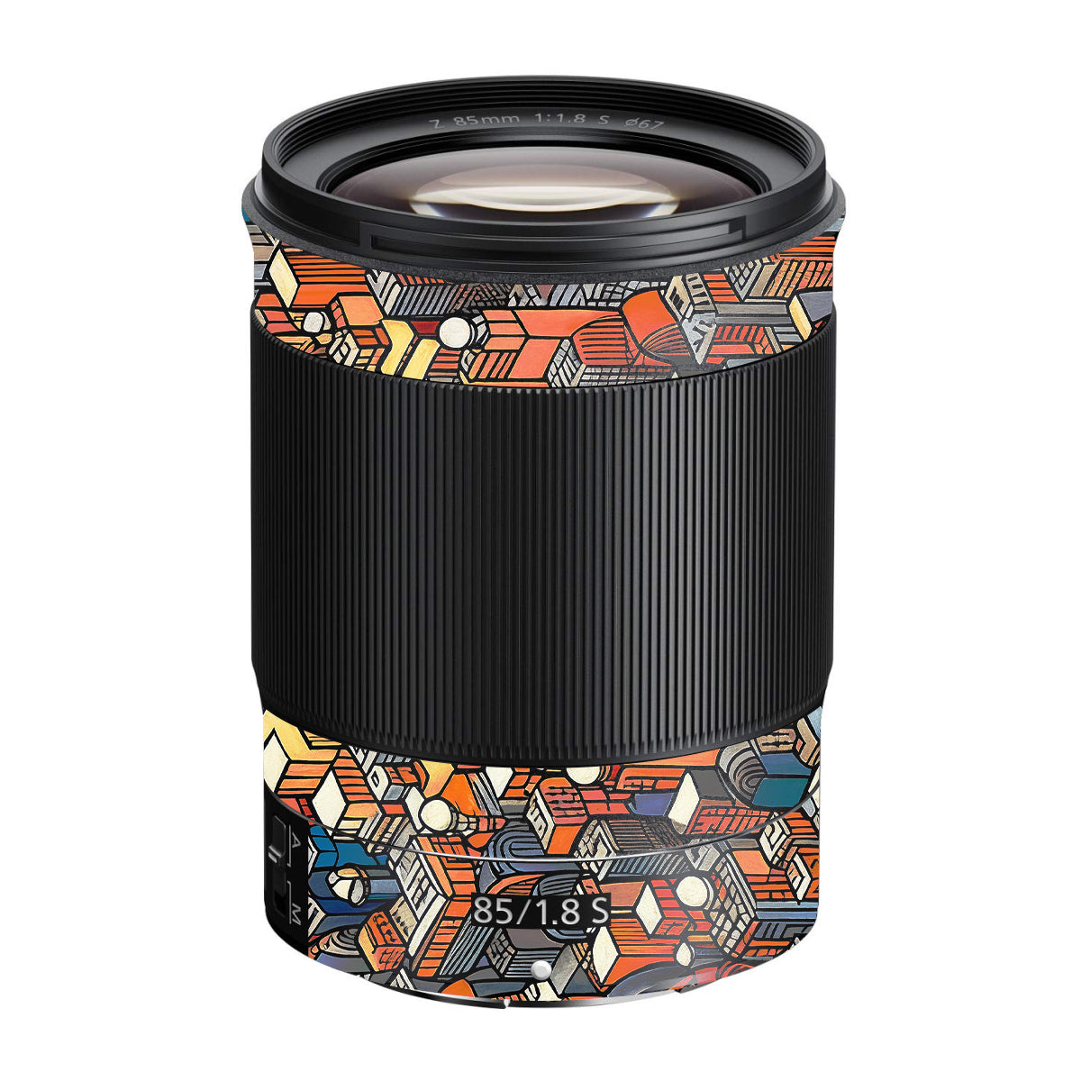 Isometric Cityscape Nikon Nikkor Z 85mm F/1.8 S Camera Lens Skin