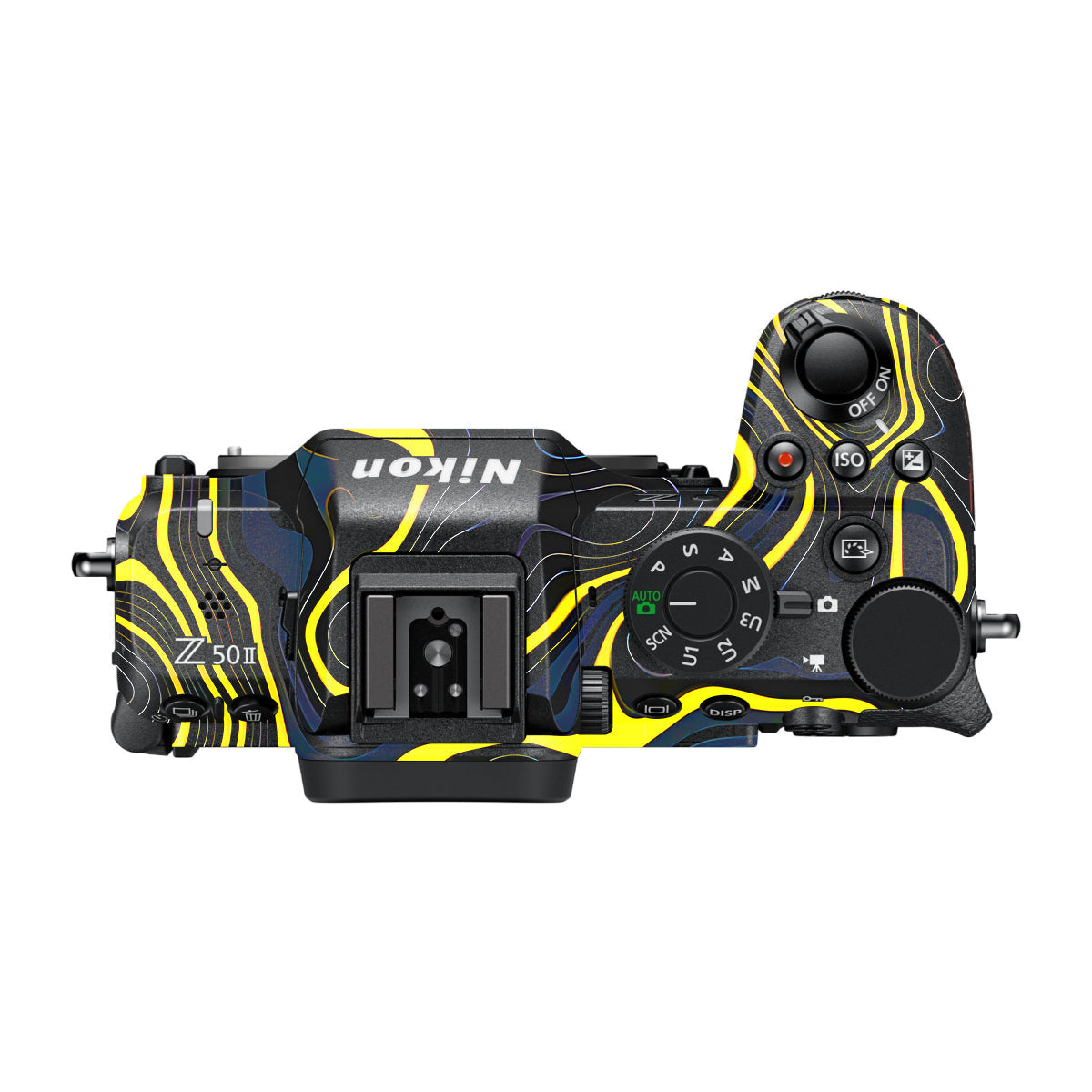 Neon Lava Contours Nikon Z50 II Camera Skin