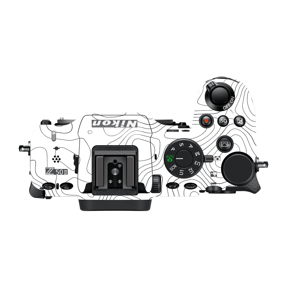 White Contour Design Nikon Z50 II Camera Skin