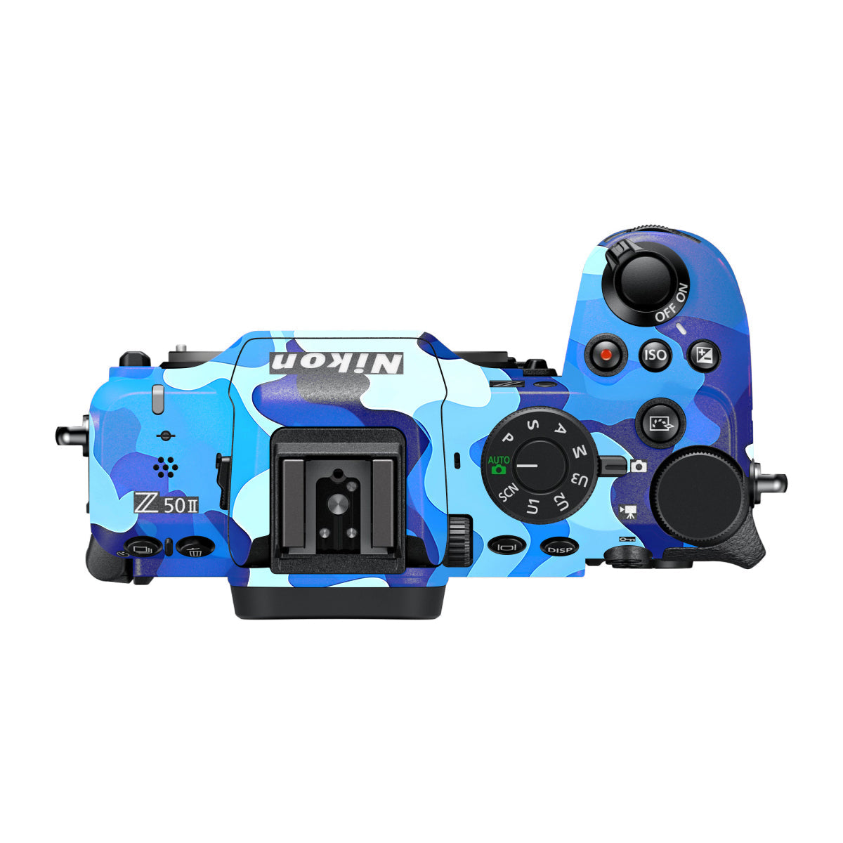 Arctic Blue Camo Pattern Nikon Z50 II Camera Skin