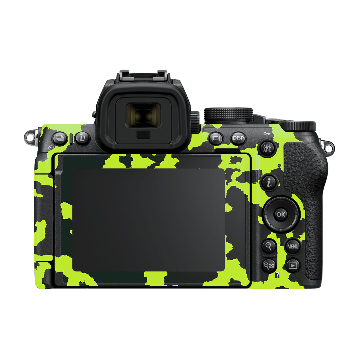 Neon Green Splatter Nikon Z50 II Camera Skin