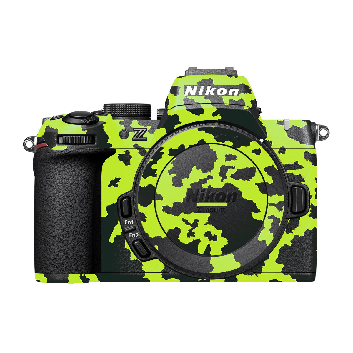 Neon Green Splatter Nikon Z50 II Camera Skin