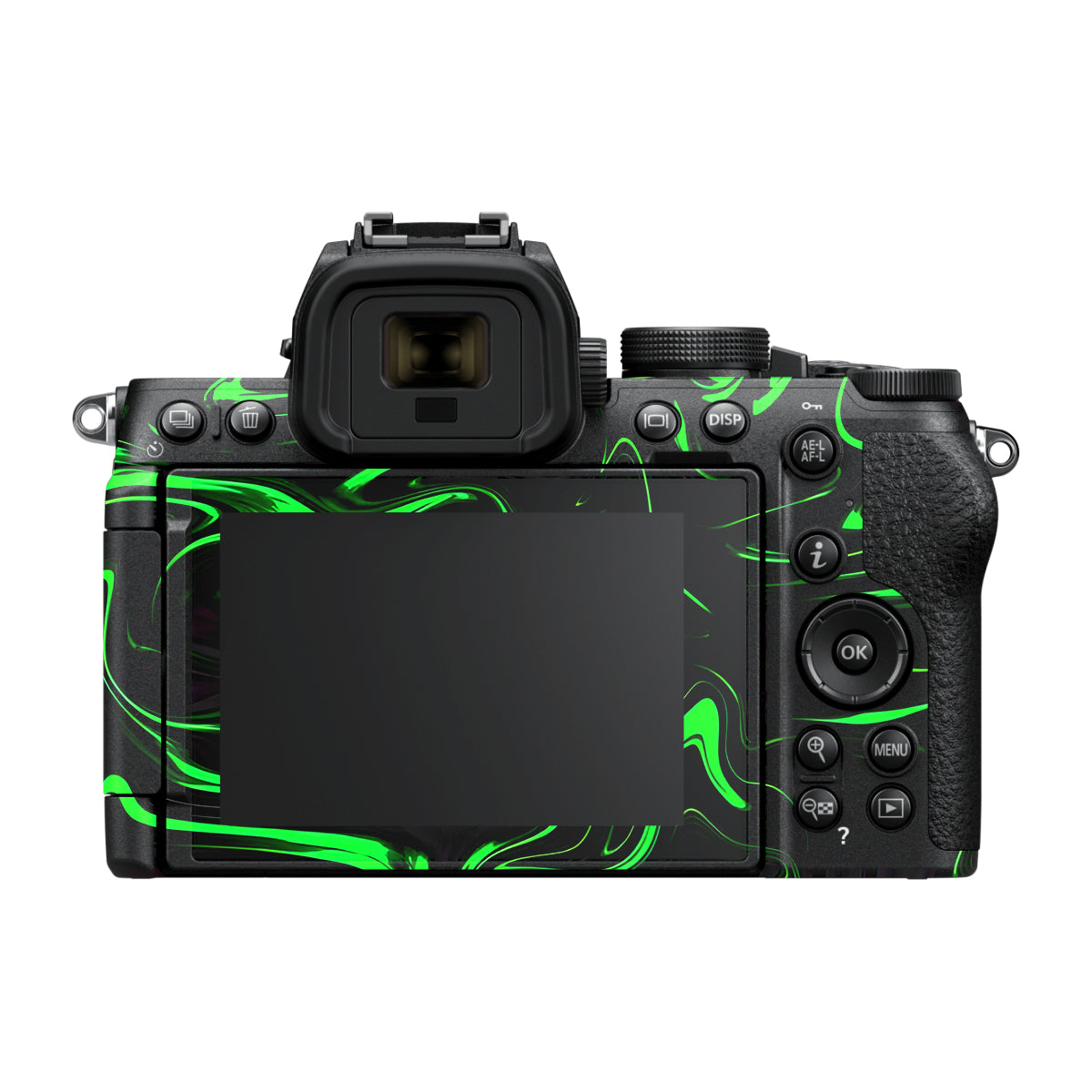 Green Liquid Pattern Nikon Z50 II Camera Skin