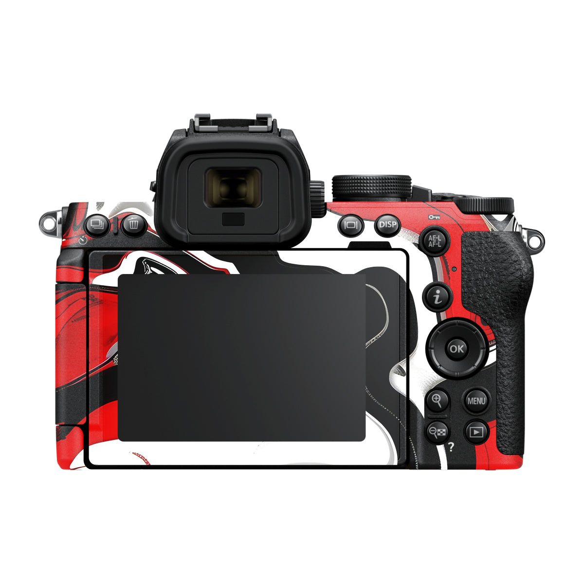 Scarlet and White Motion Nikon Z50 II Camera Skin
