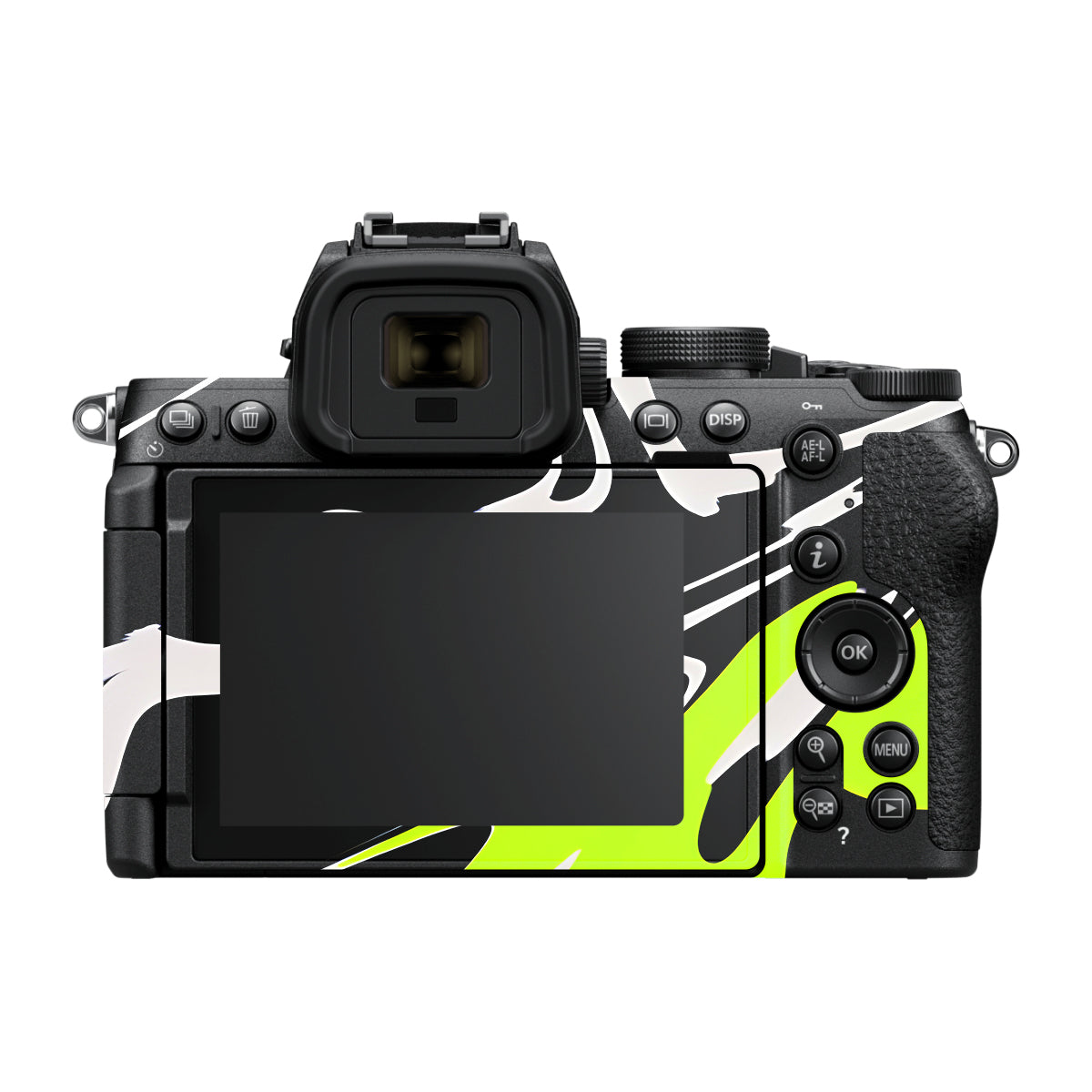 Neon Green and Black Pattern Nikon Z50 II Camera Skin