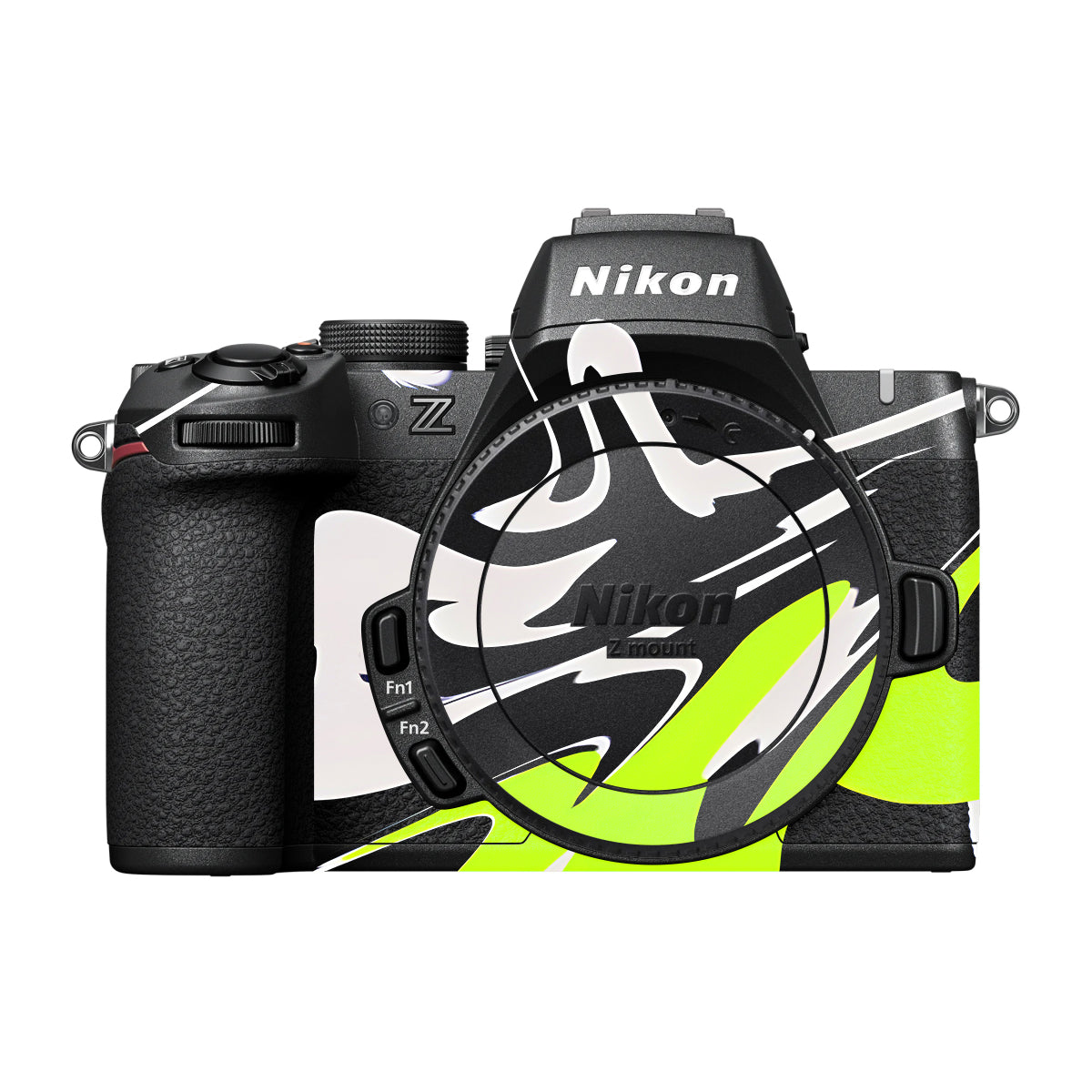 Neon Green and Black Pattern Nikon Z50 II Camera Skin