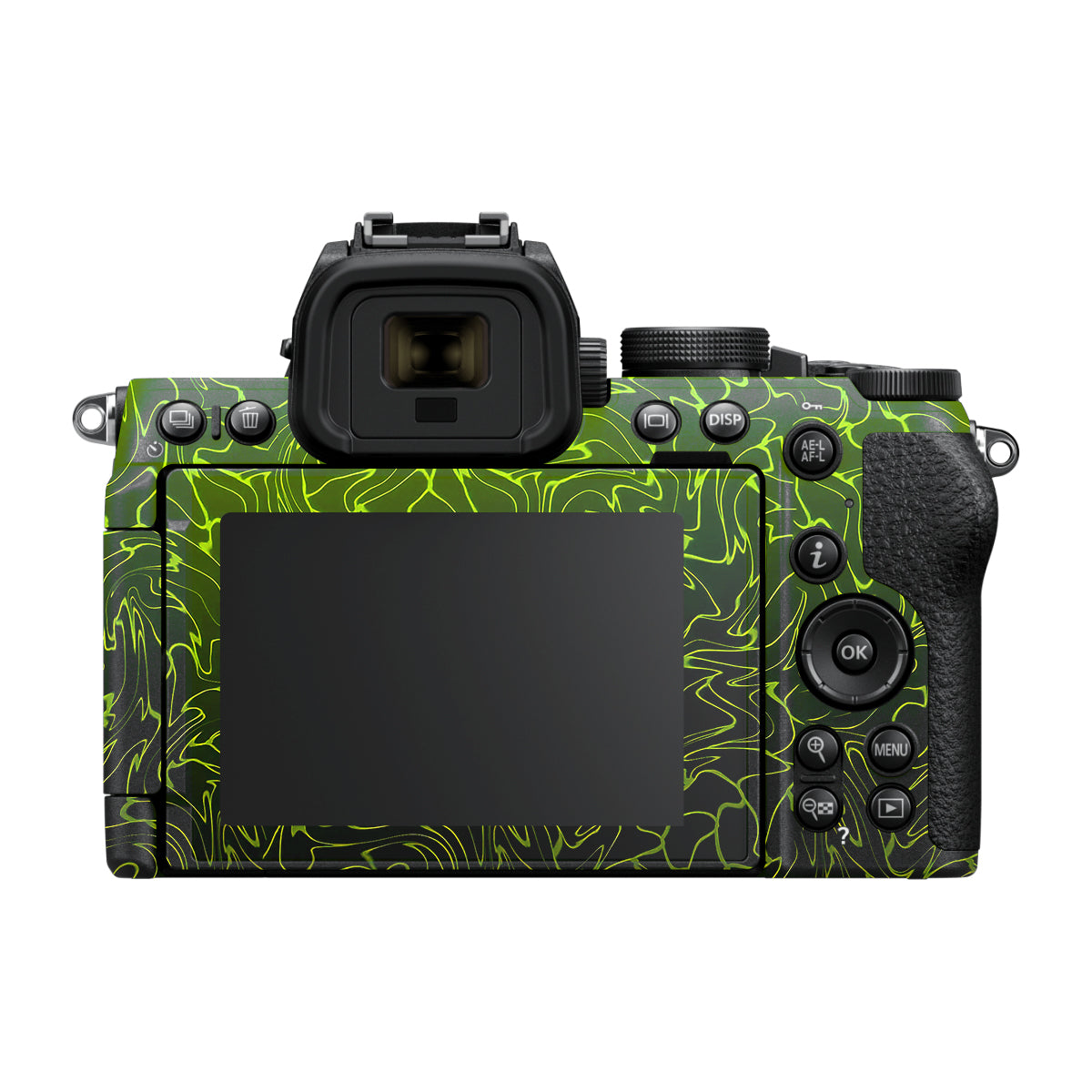 Lime Yellow to Black Gradient Nikon Z50 II Camera Skin