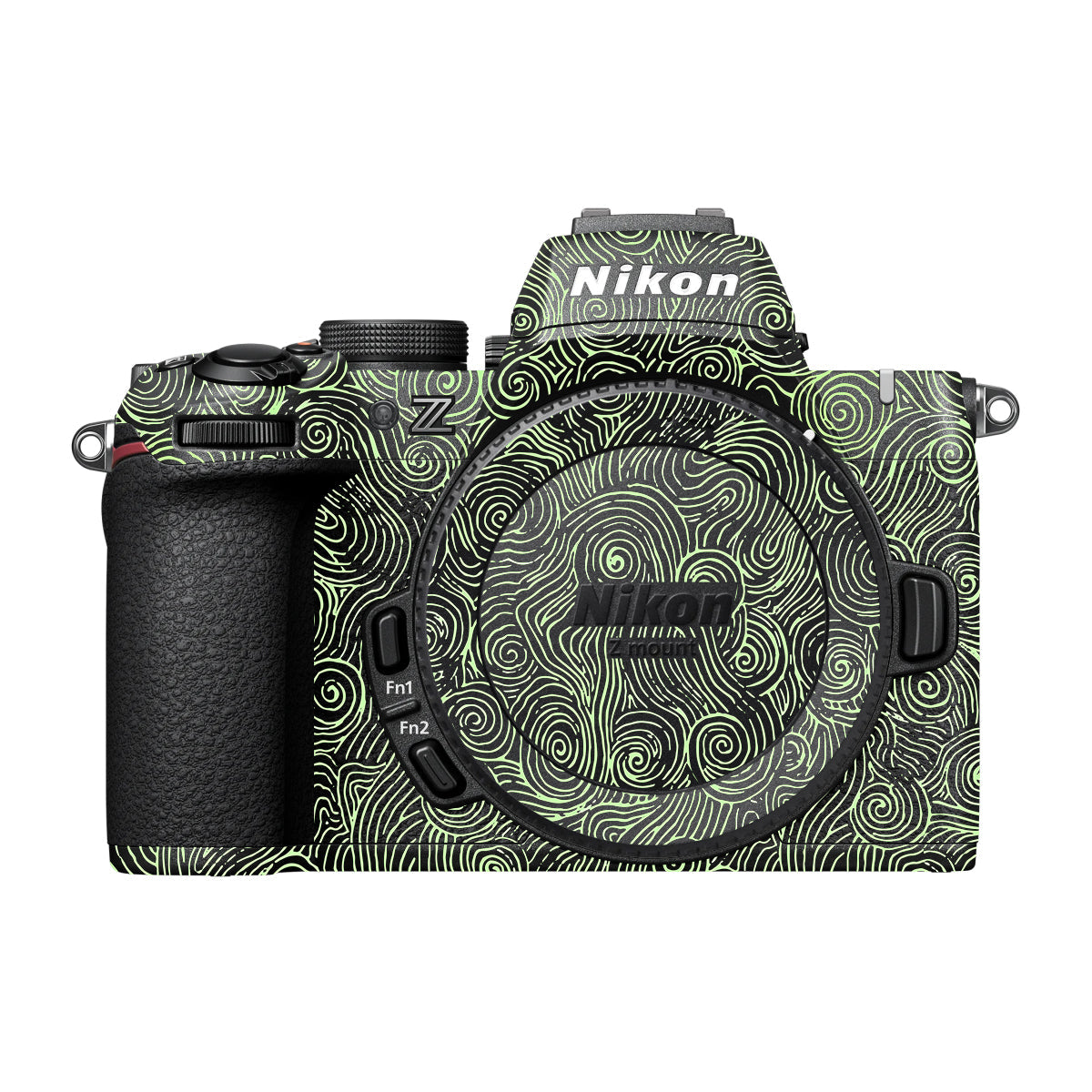 Green Spirals Nikon Z50 II Camera Skin